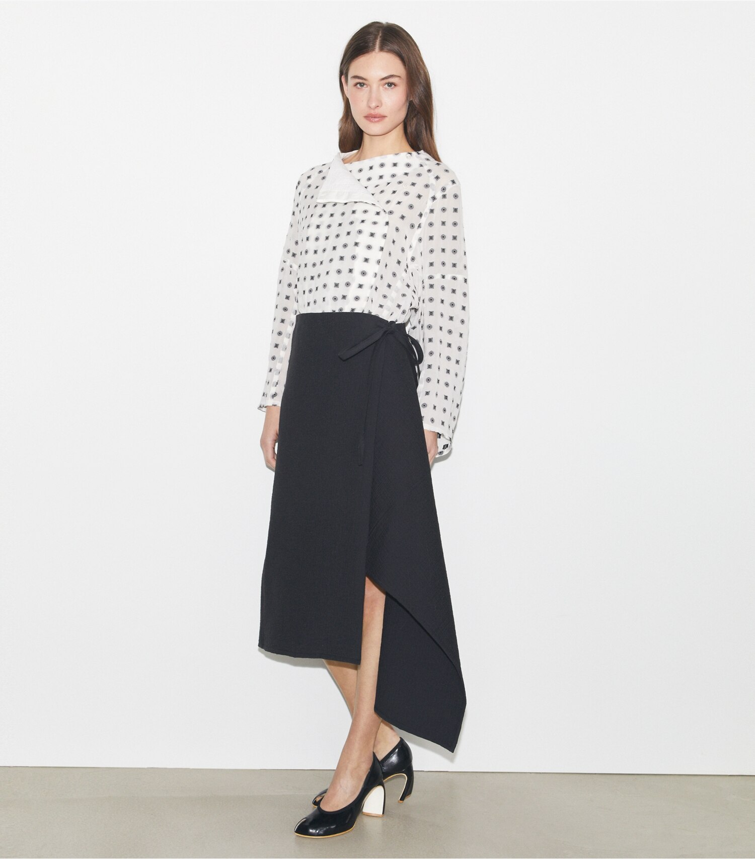 Cotton Wrap Skirt