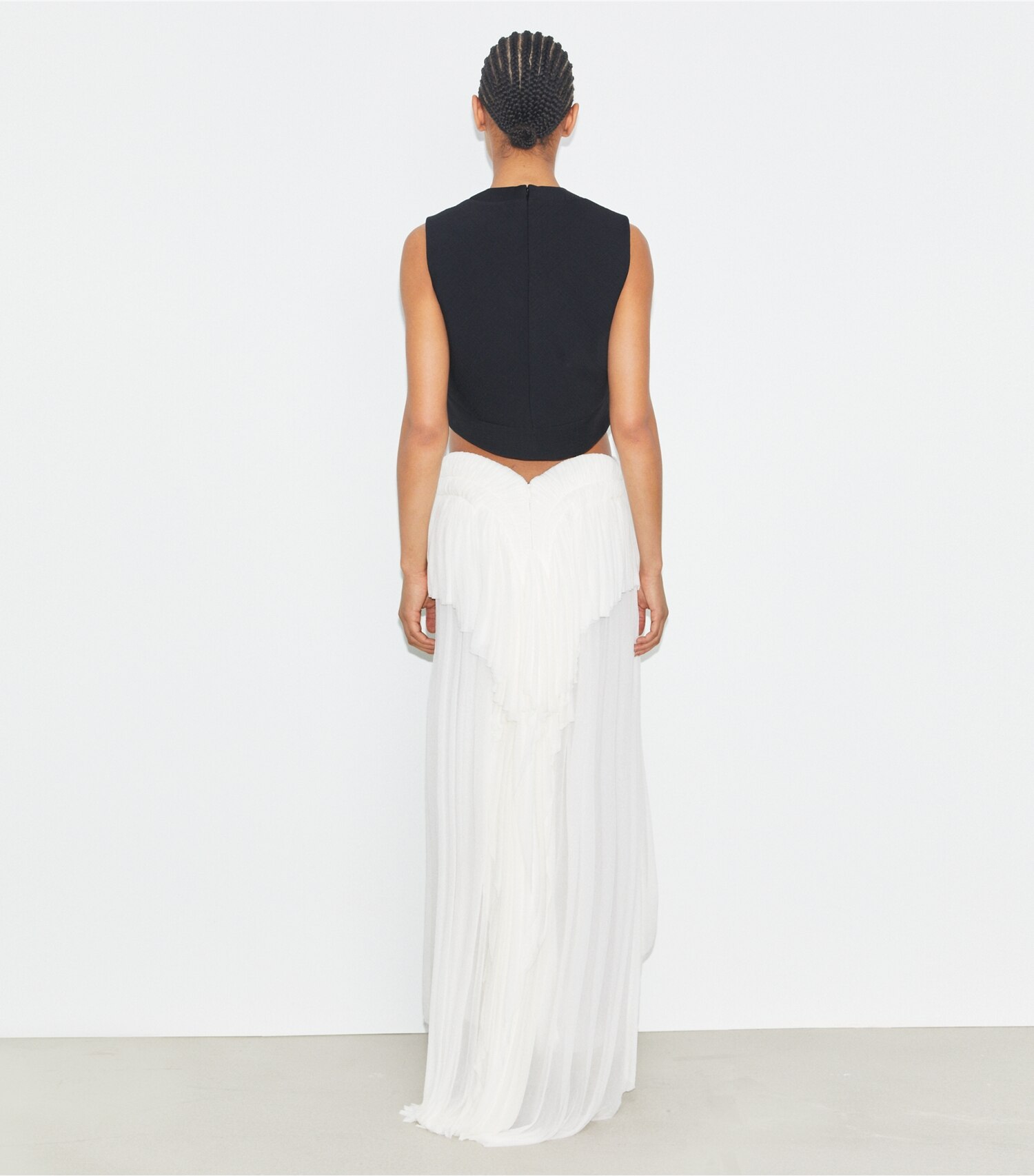 Draped Jersey Skirt