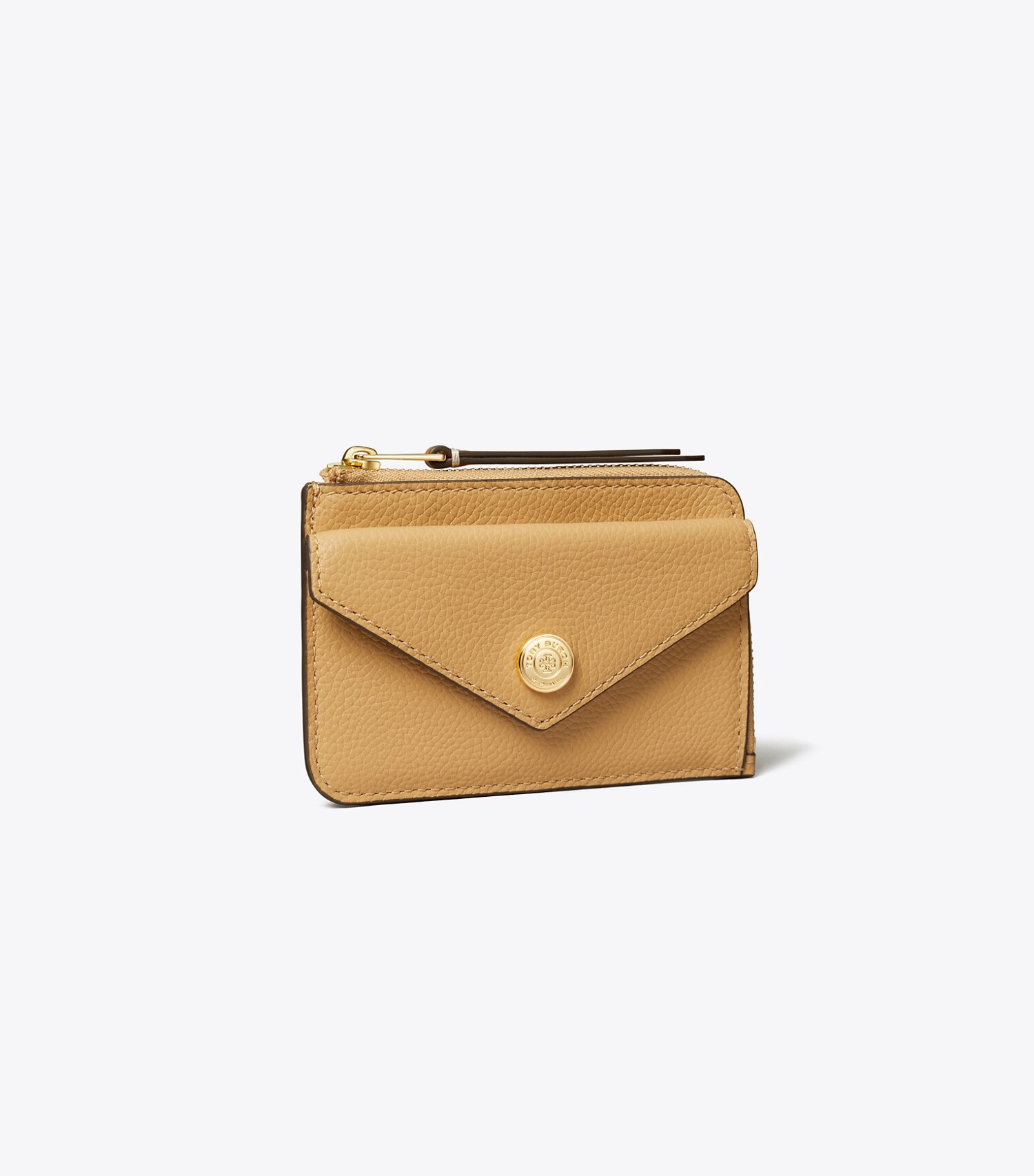 Pebble Envelope Zip Card Case