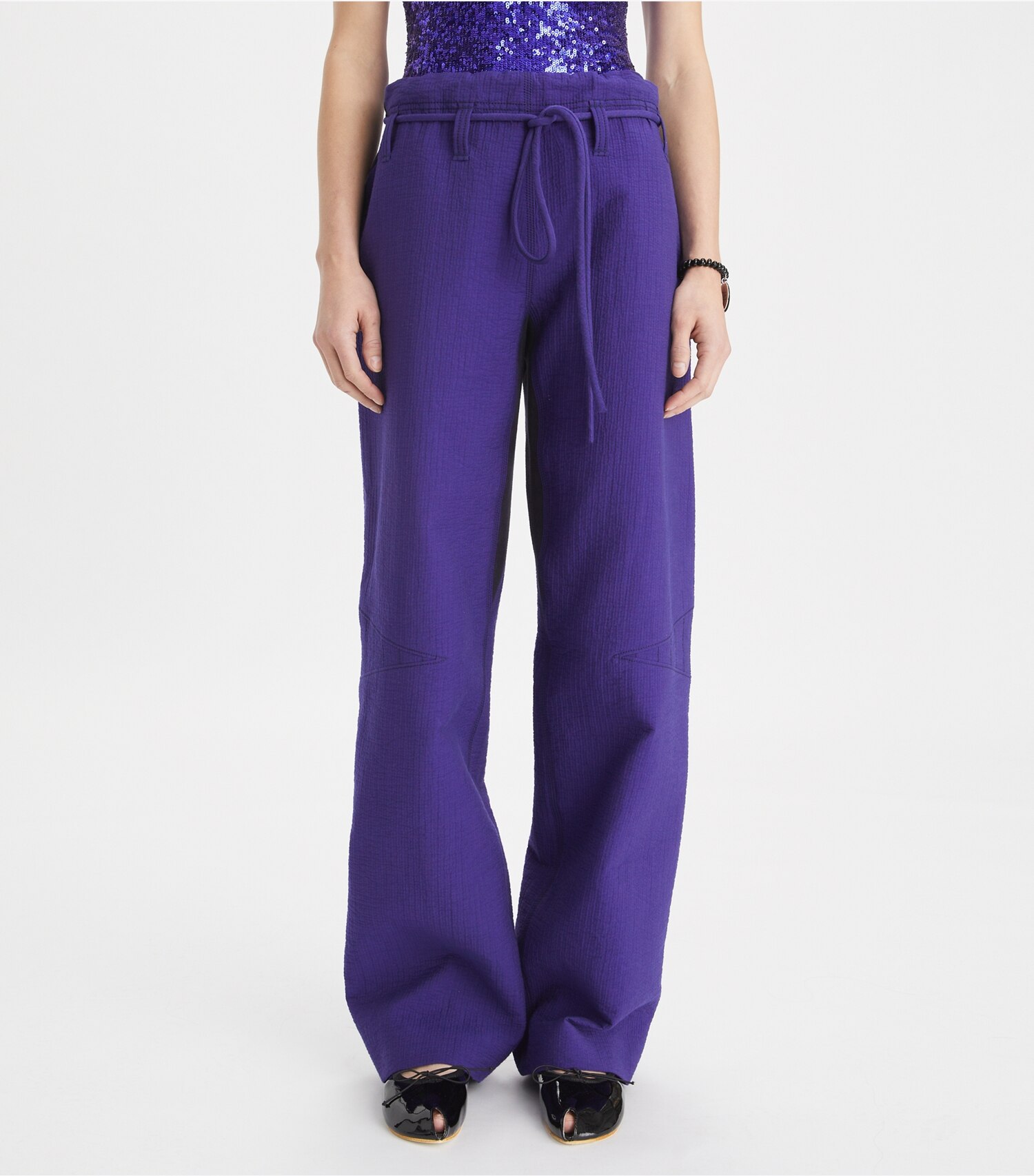 Cotton Wide Leg Pants