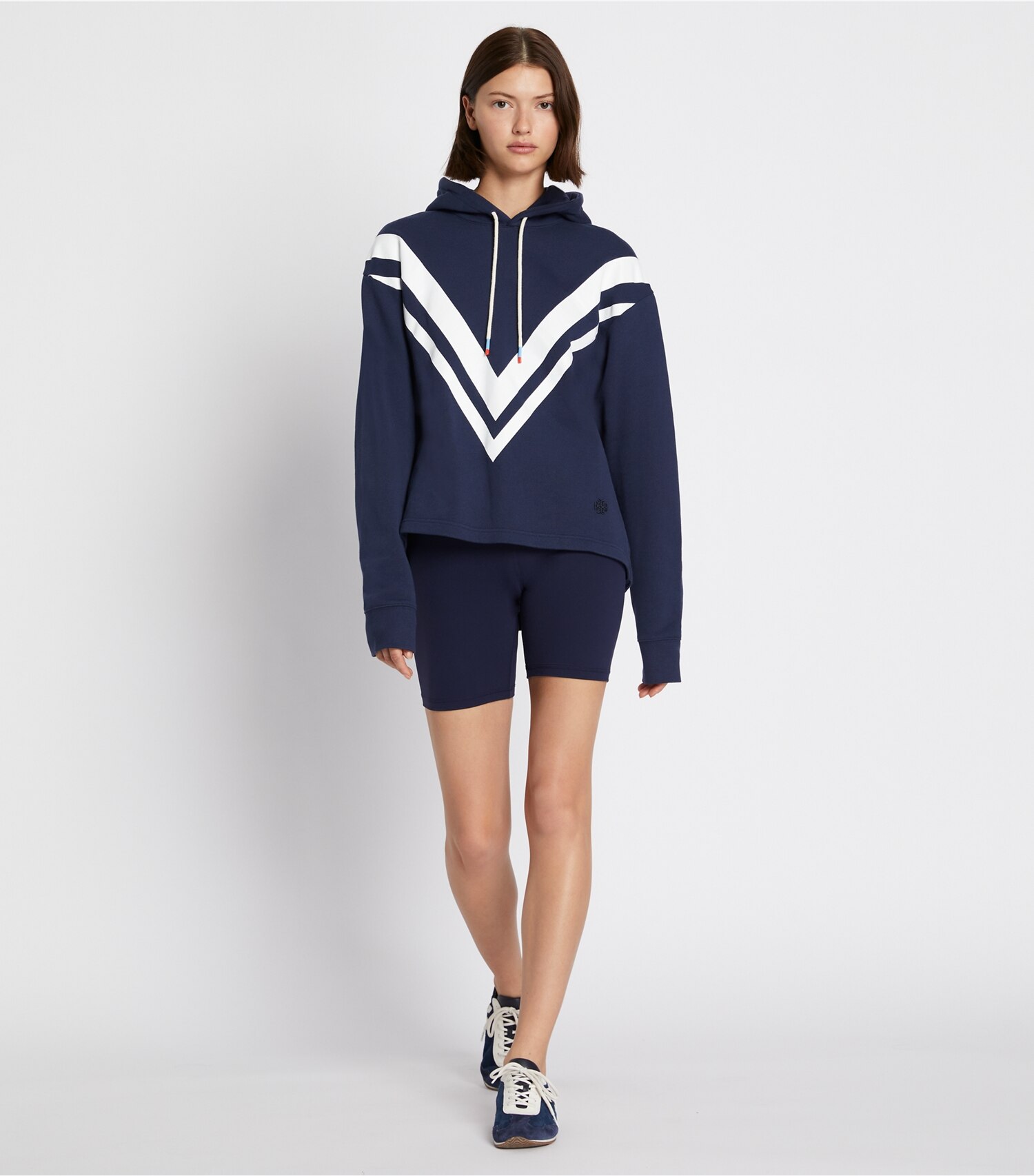 French Terry Chevron Hoodie