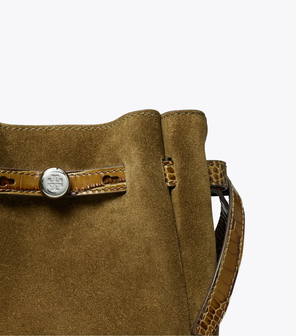 Small Romy Suede Crossbody