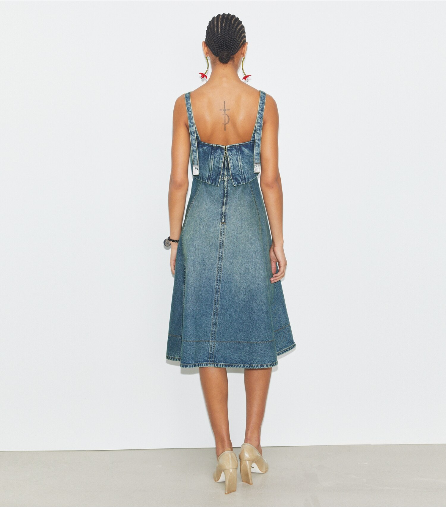 Cotton Denim Dress