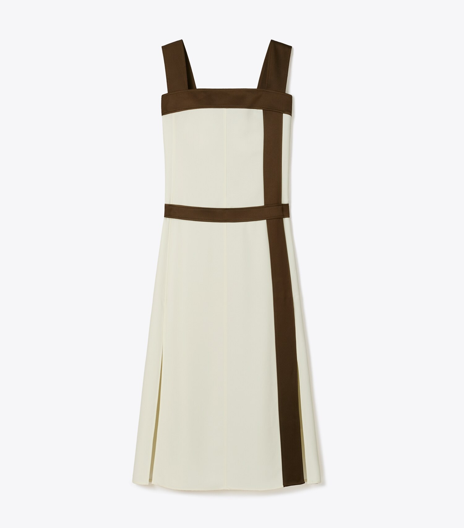 Colorblock Satin Dress