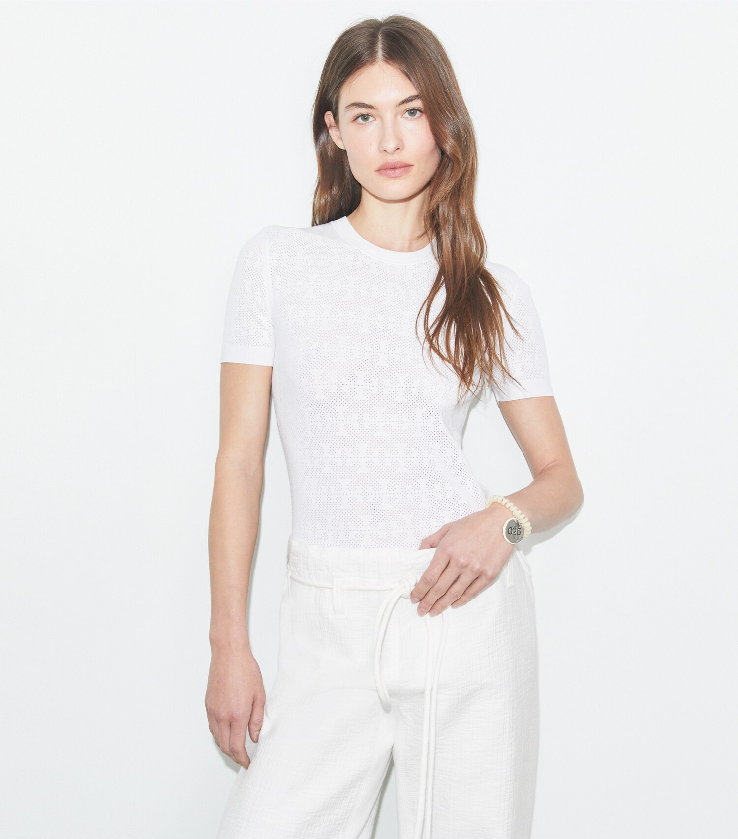 T Monogram Jacquard Sweater