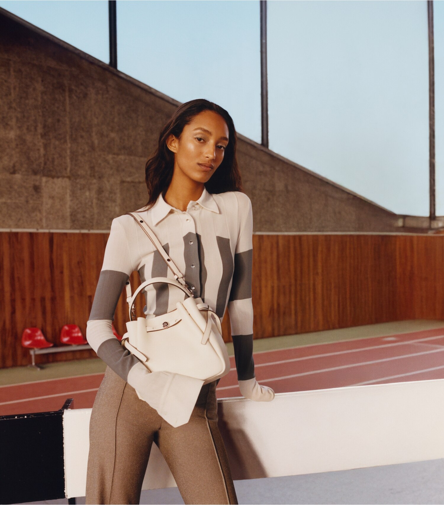 High-Waisted Wool Pants