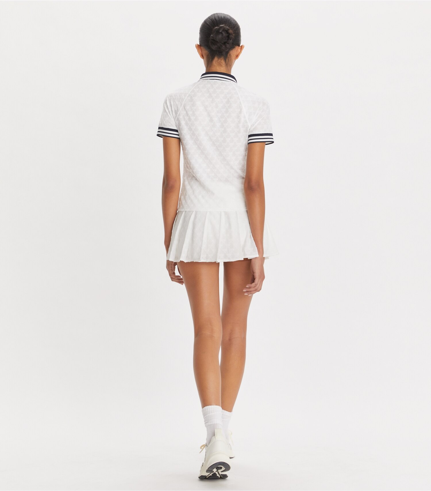 Terry Jacquard Mini Tennis Skirt