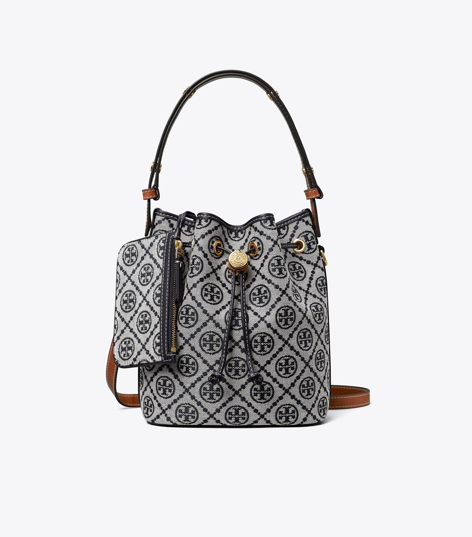 T Monogram Bucket Bag