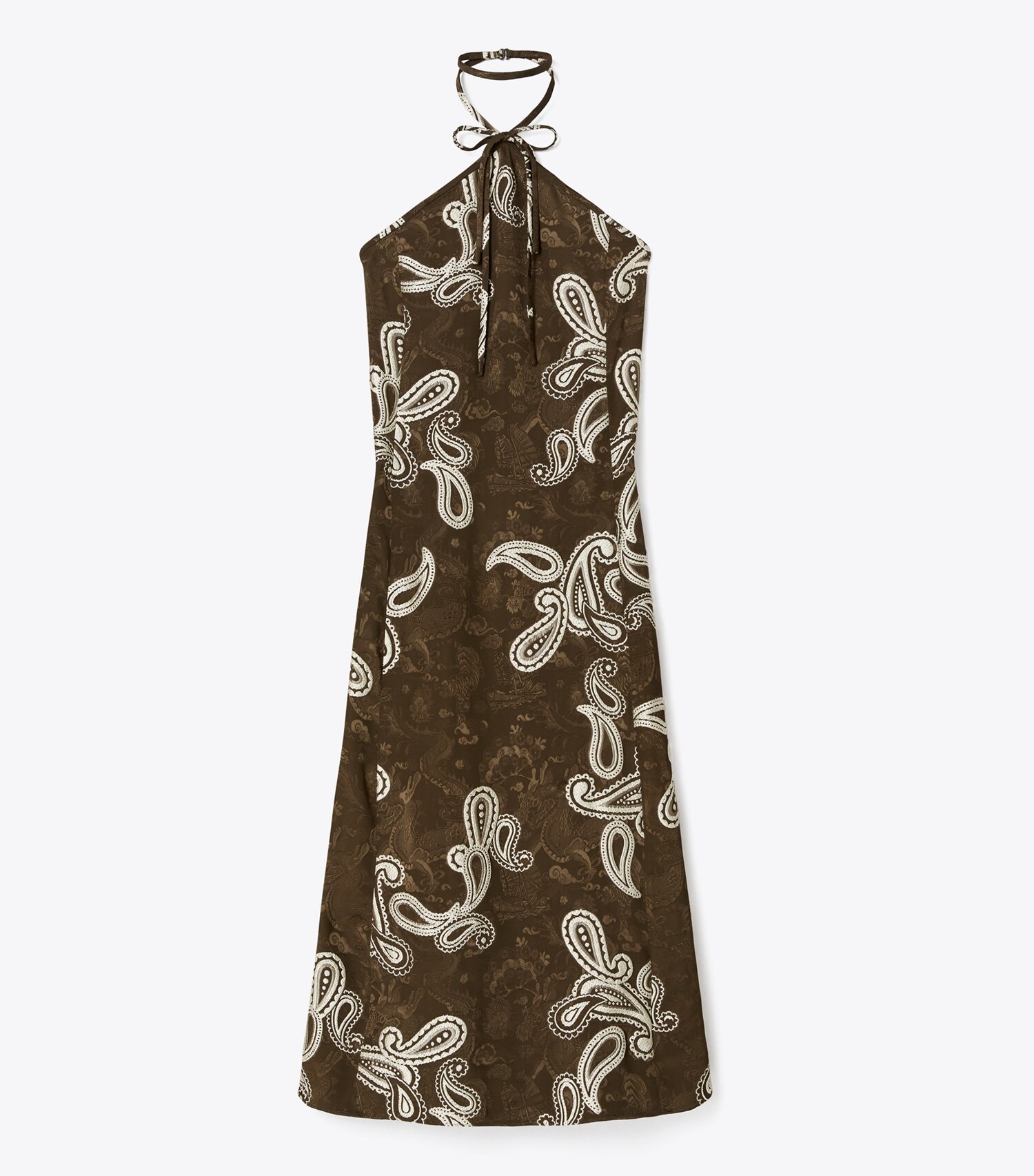 Satin Halter Dress