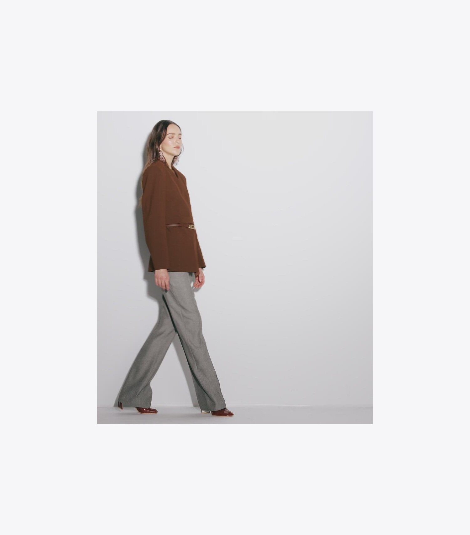 Asymmetrical Pique Wrap Jacket