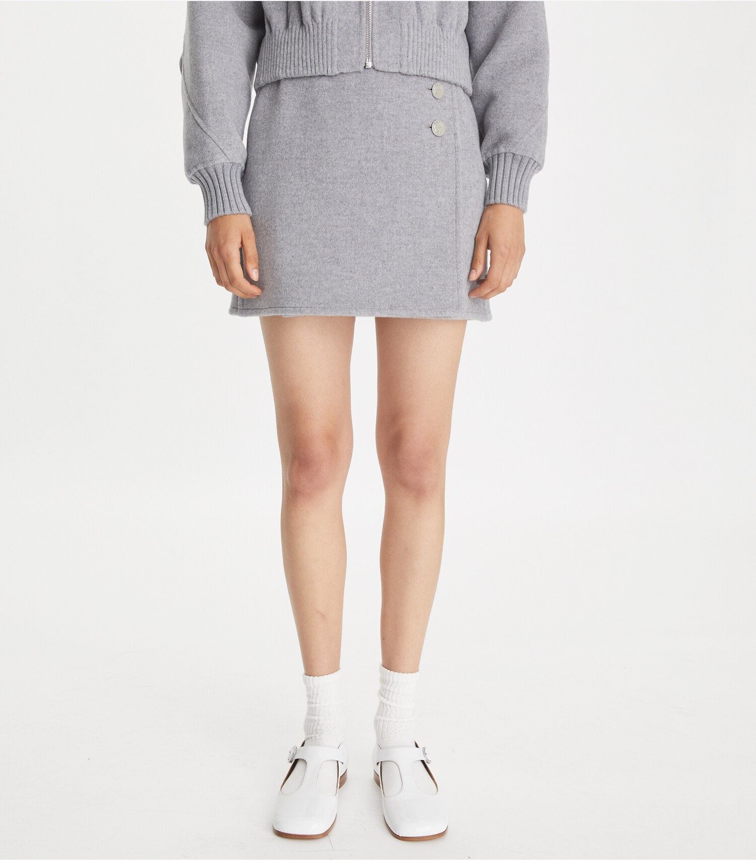 T Monogram Mini Skirt