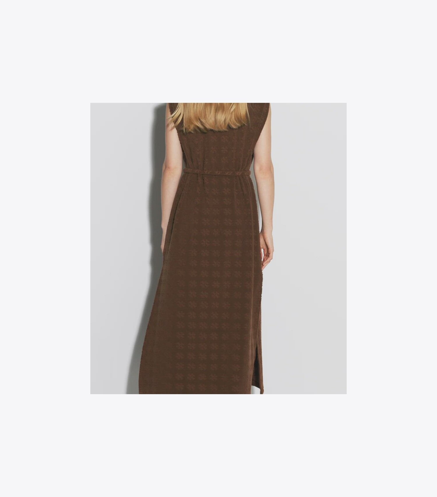 Terry Jacquard Maxi Dress