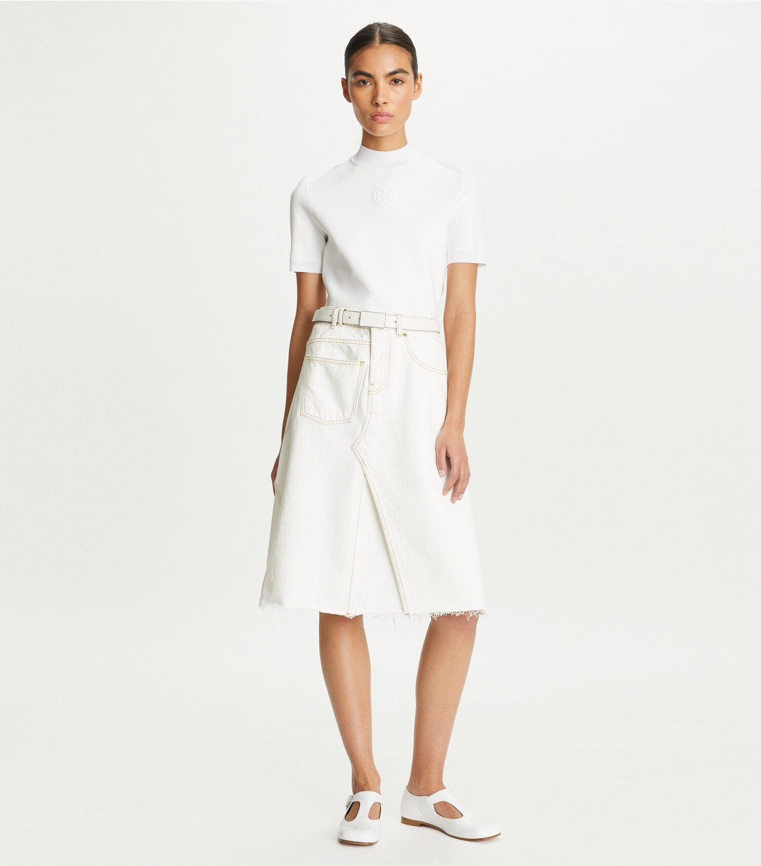 Denim Deconstructed Skirt