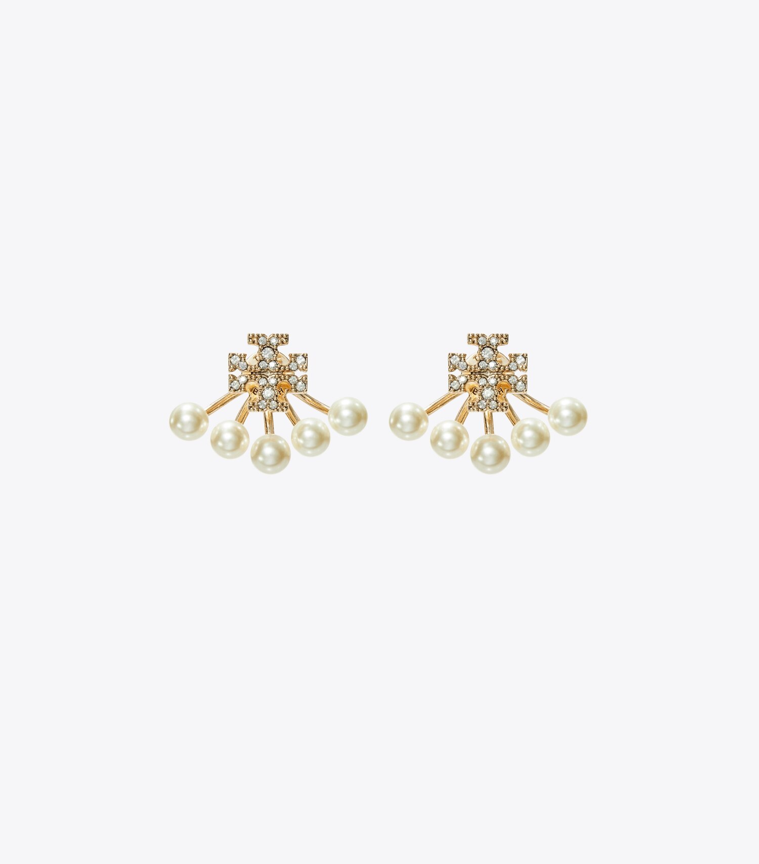 Kira Pearl Front-Back Earring