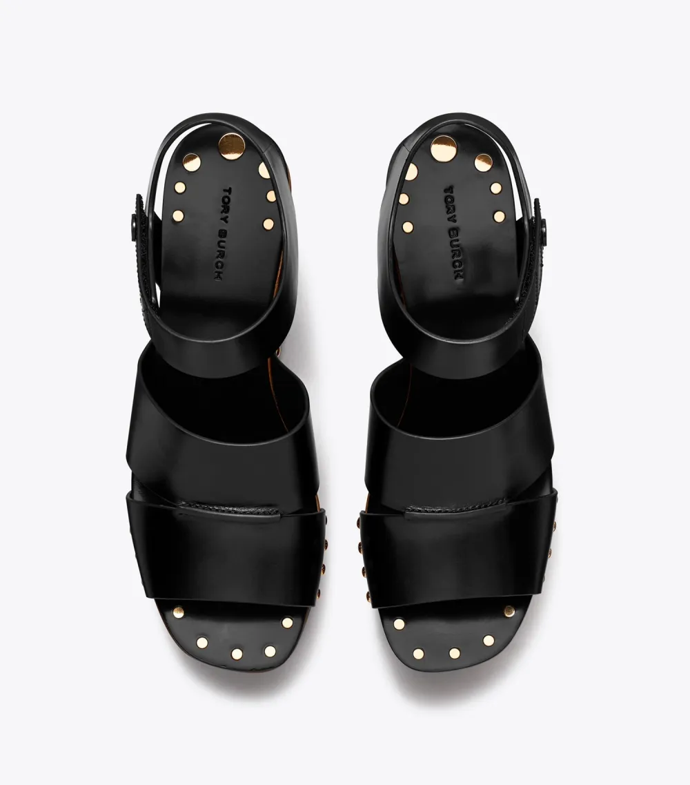Studded Platform Wedge