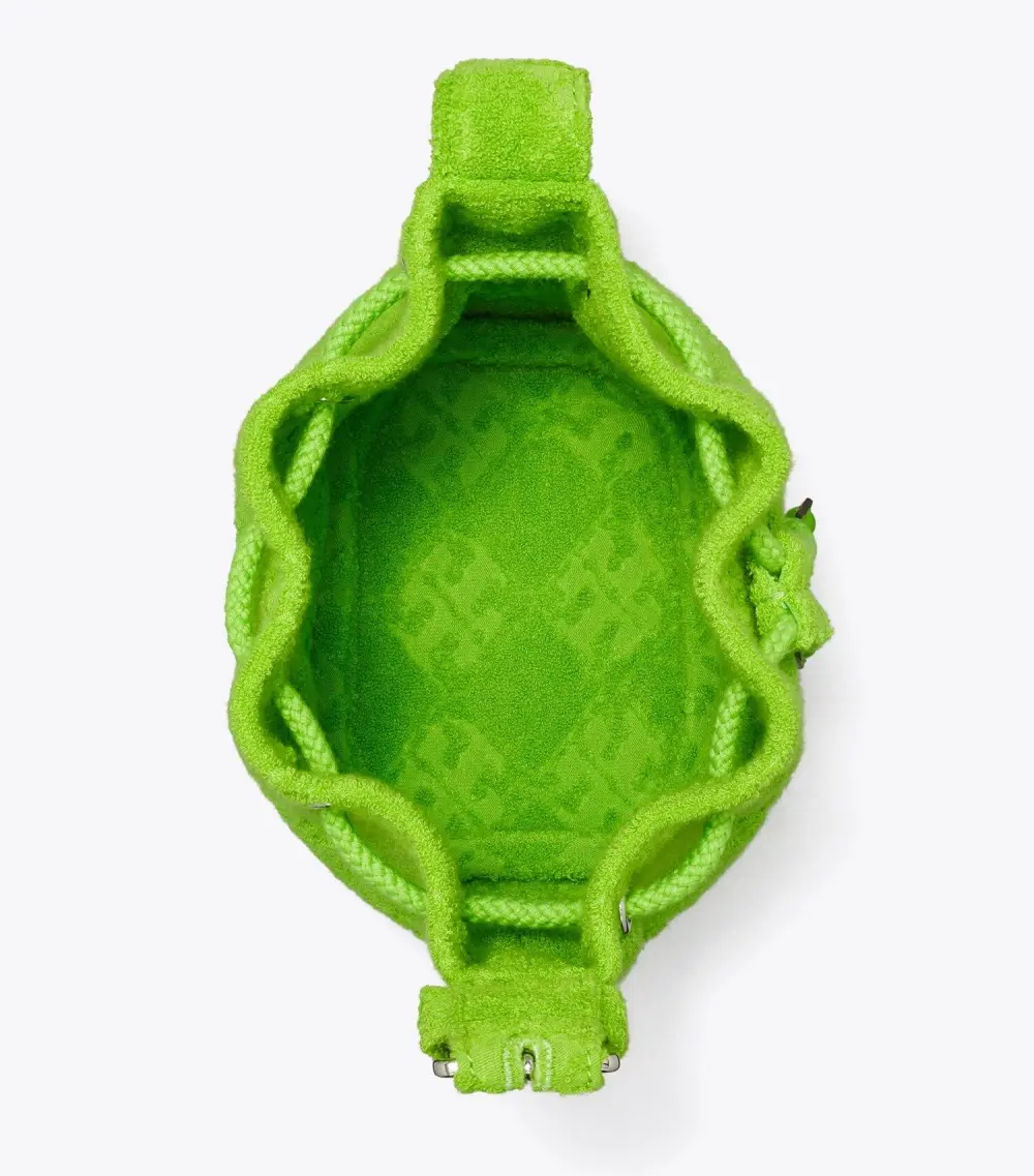 T Monogram Terry Mini Bucket Bag