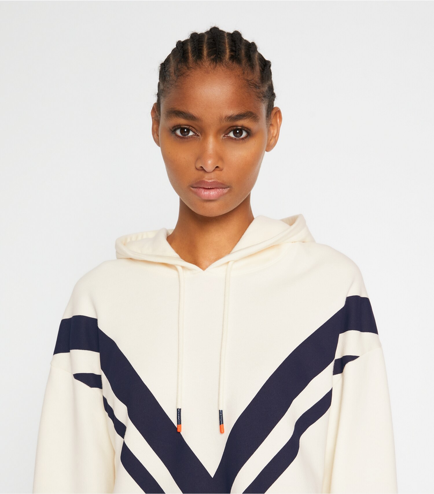 French Terry Chevron Hoodie