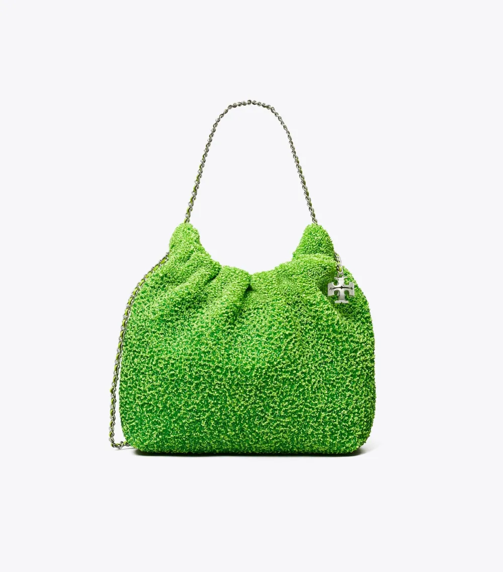 TB x BonBon Mini Fleming Embellished Hobo Bag