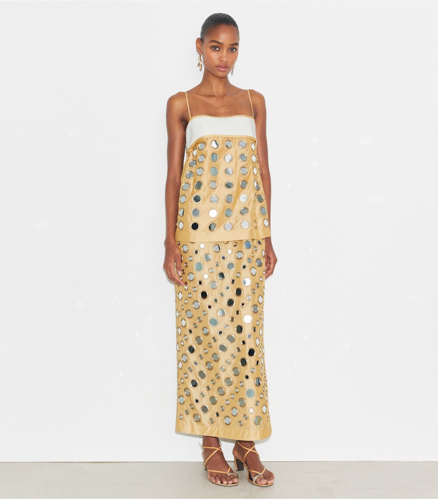 Layered Hand-Done Mirrorwork Dress