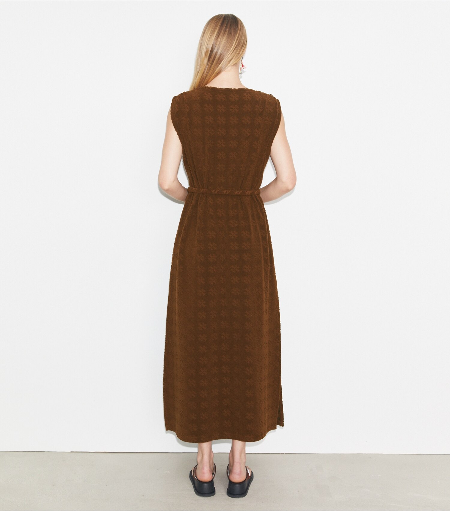 Terry Jacquard Maxi Dress