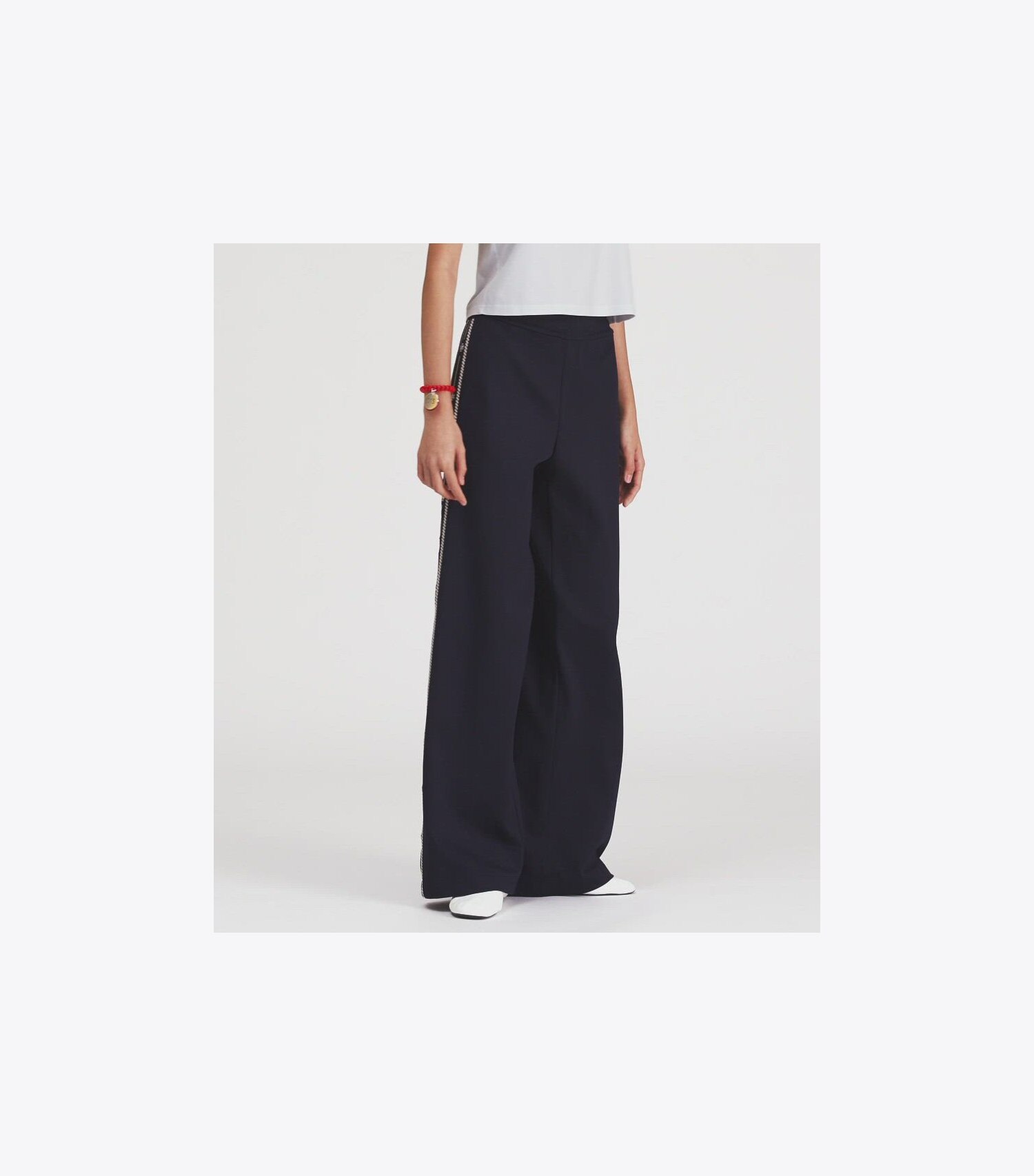 Embroidered Logo Nylon Track Pant