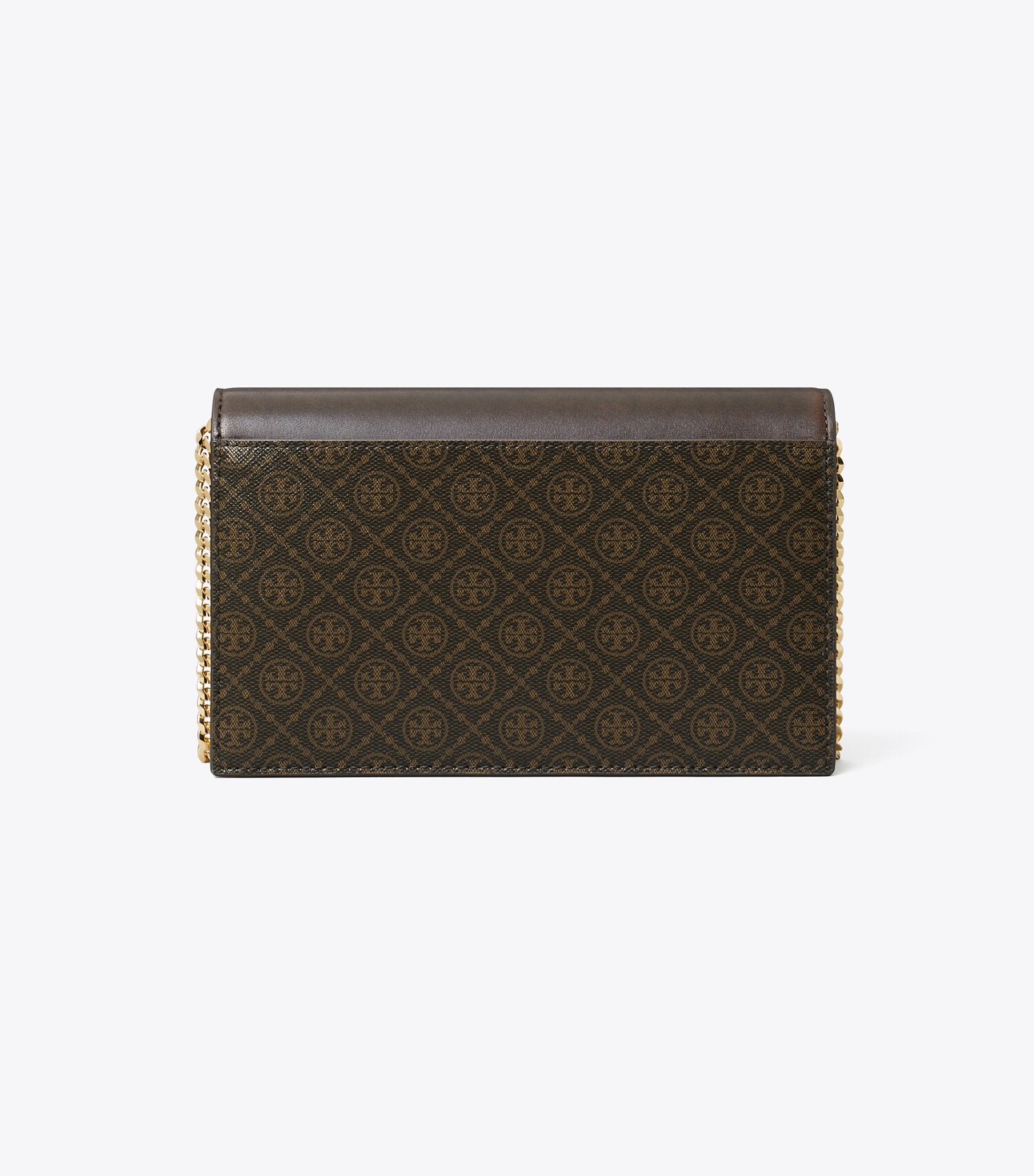 T Monogram Coated Canvas Envelope Crossbody
