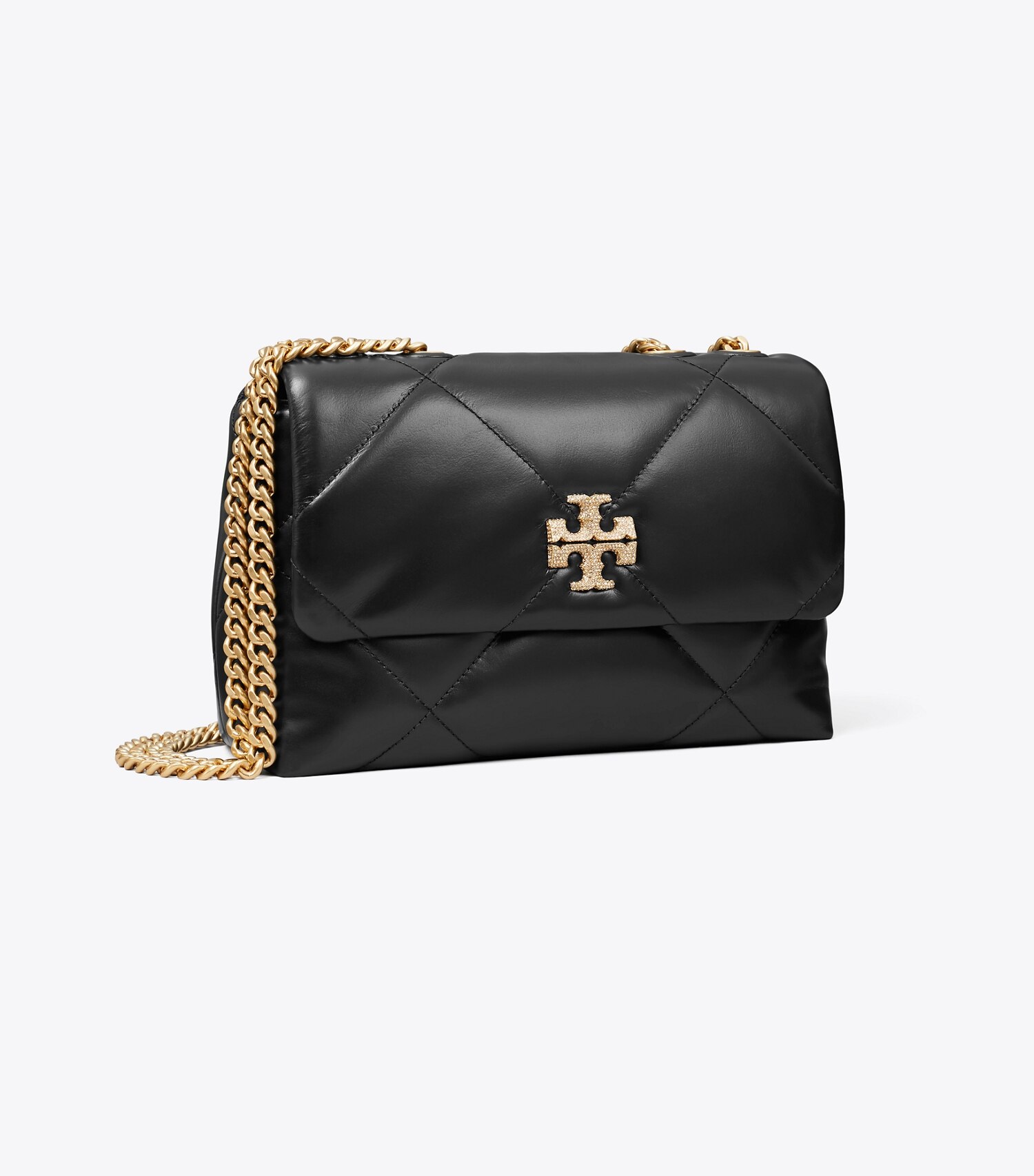 Small Kira Diamond Quilt Pav�� Convertible Shoulder Bag