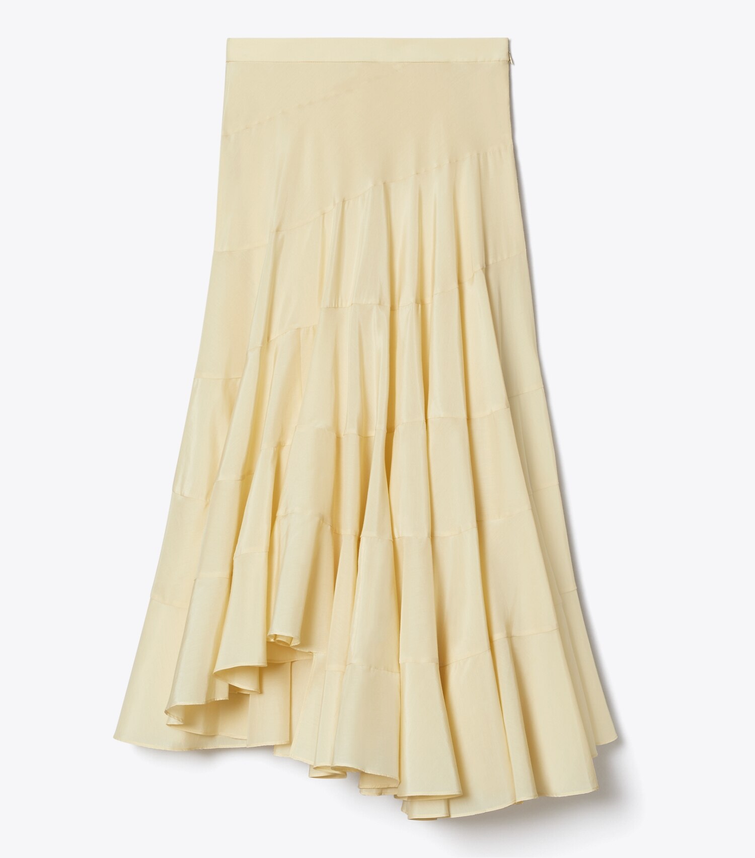 Flared Cotton Silk Skirt