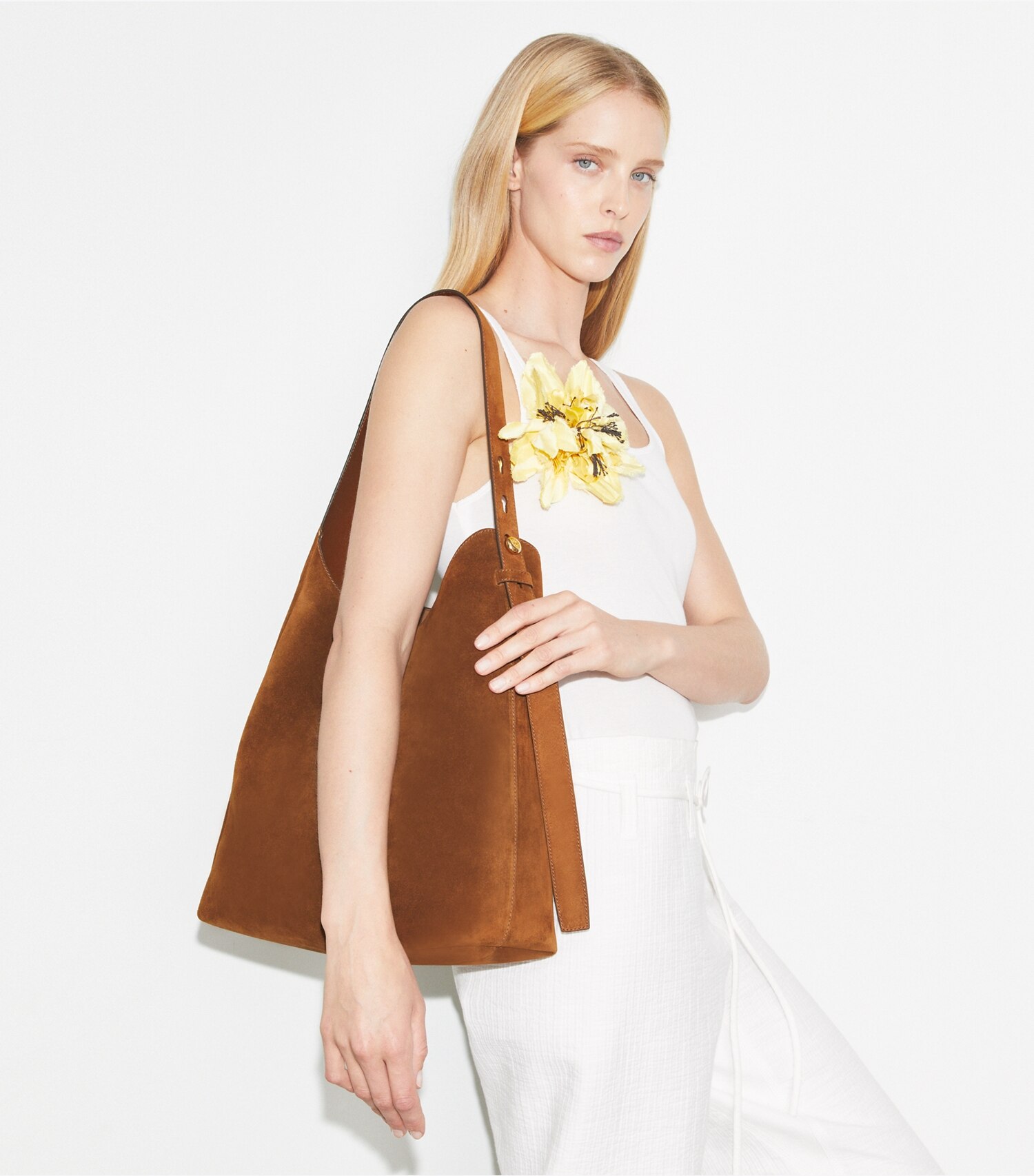 Romy Suede Hobo Bag