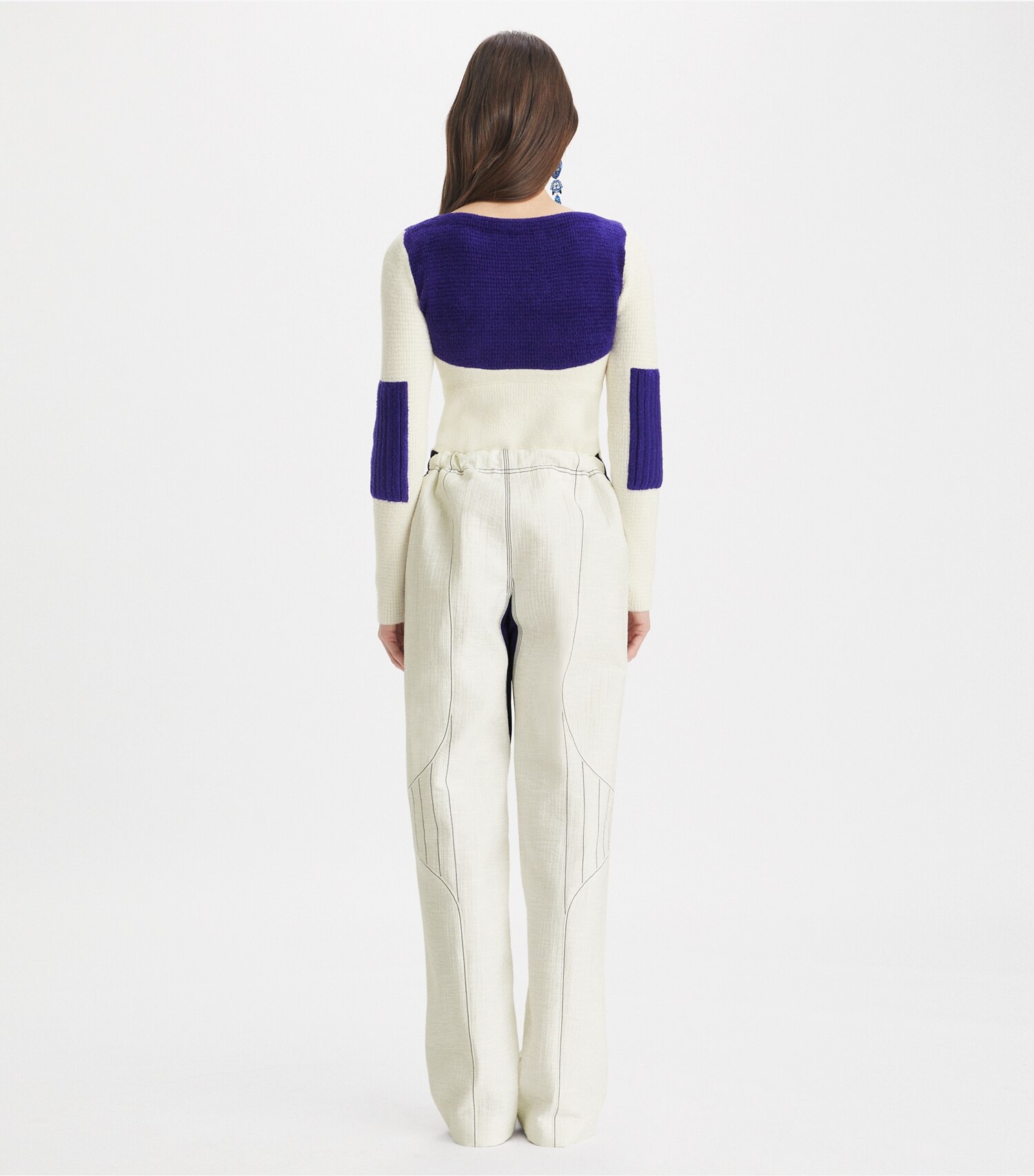 Wide-Leg Cotton Pants