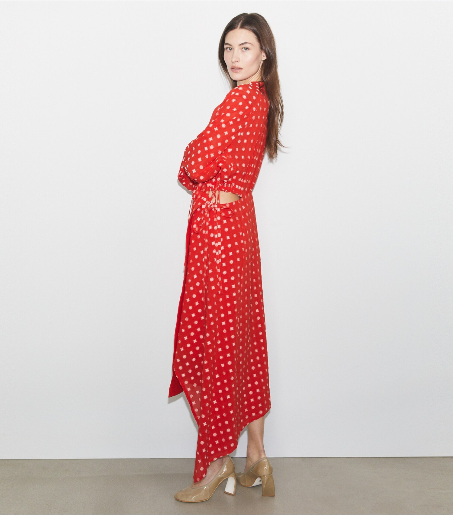 Jacquard Wrap Dress