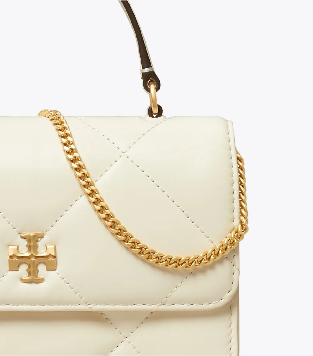 Mini Kira Diamond Quilt Top-Handle Crossbody