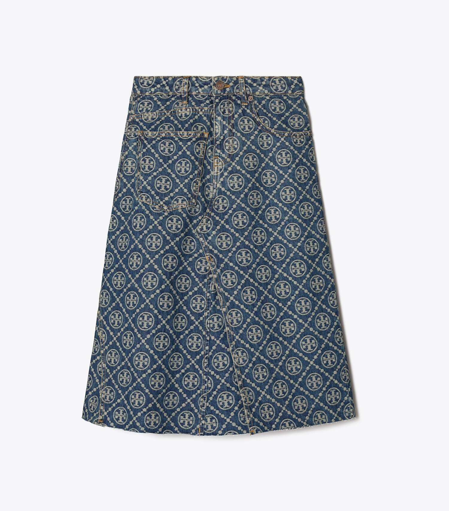 Deconstructed Denim Skirt