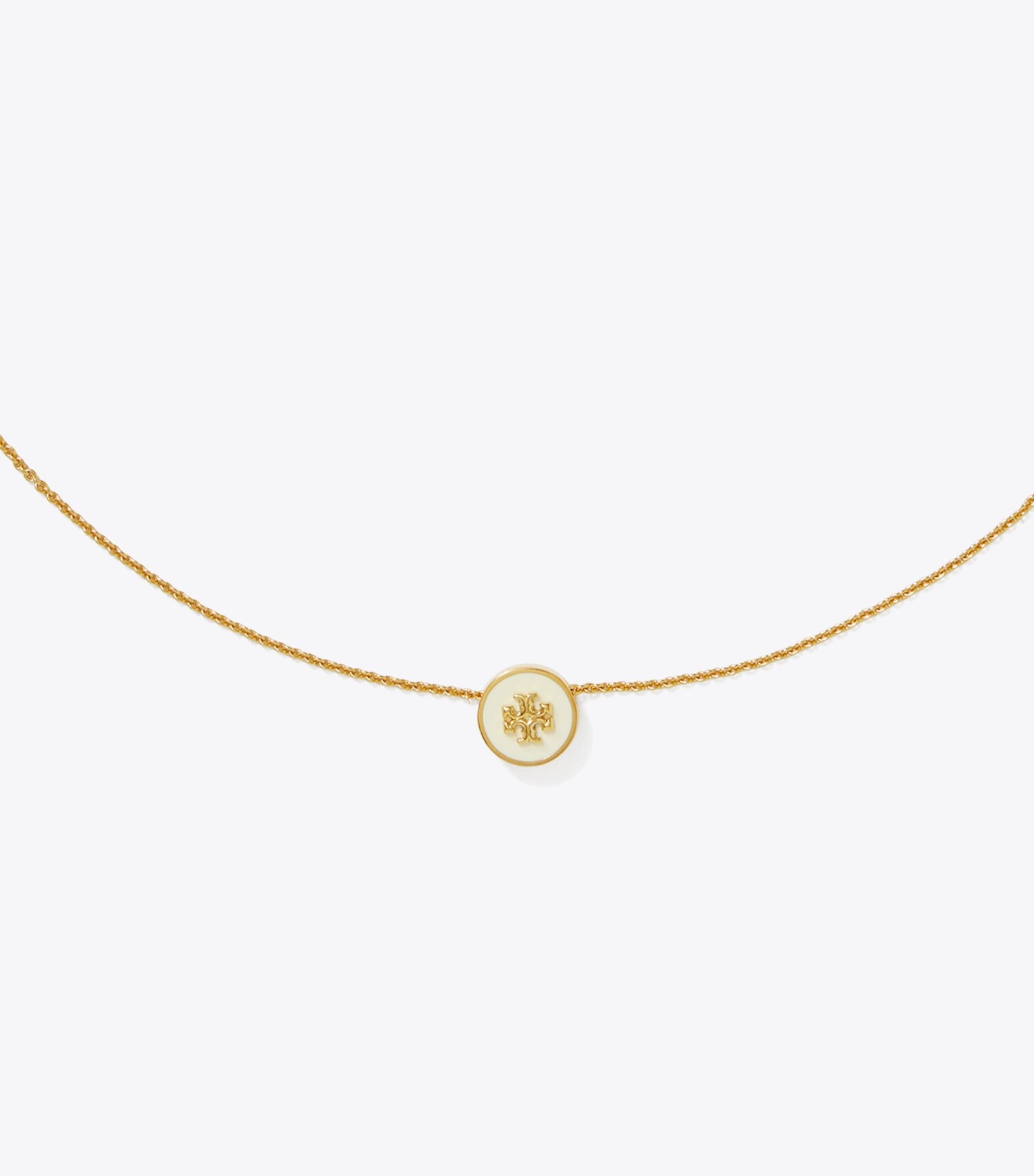 Kira Enamel Pendant Necklace