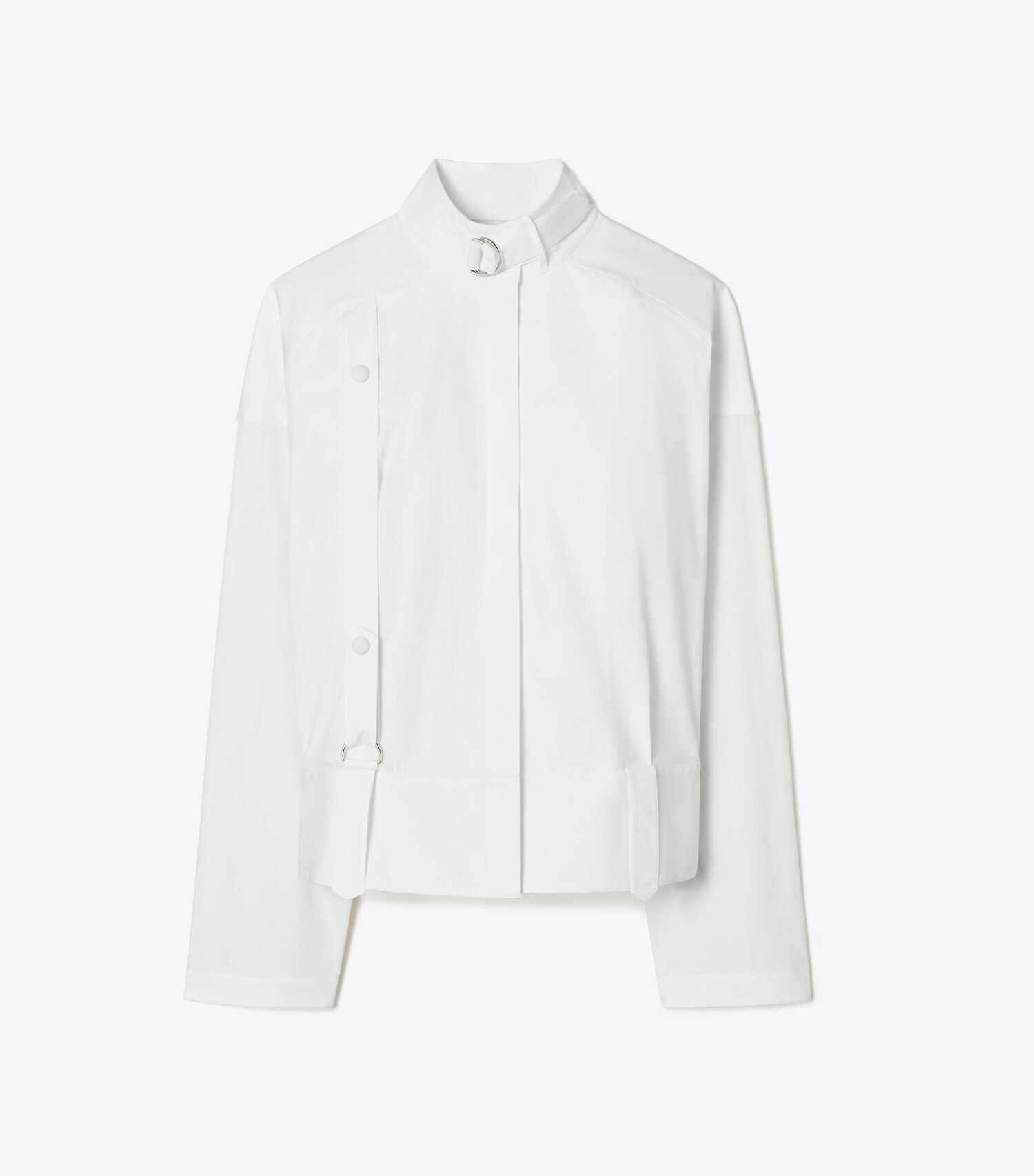 Cotton Poplin Bomber Shirt