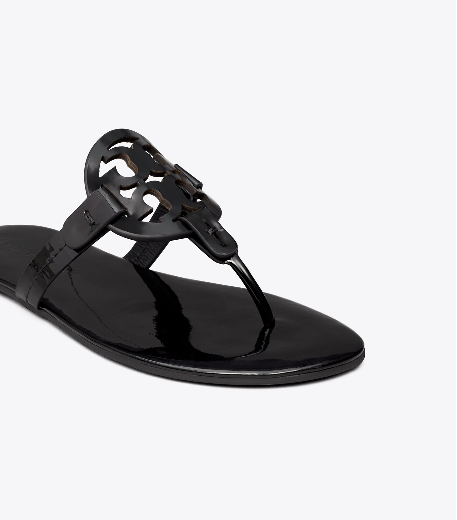 Miller Soft Patent Leather Sandal, Narrow