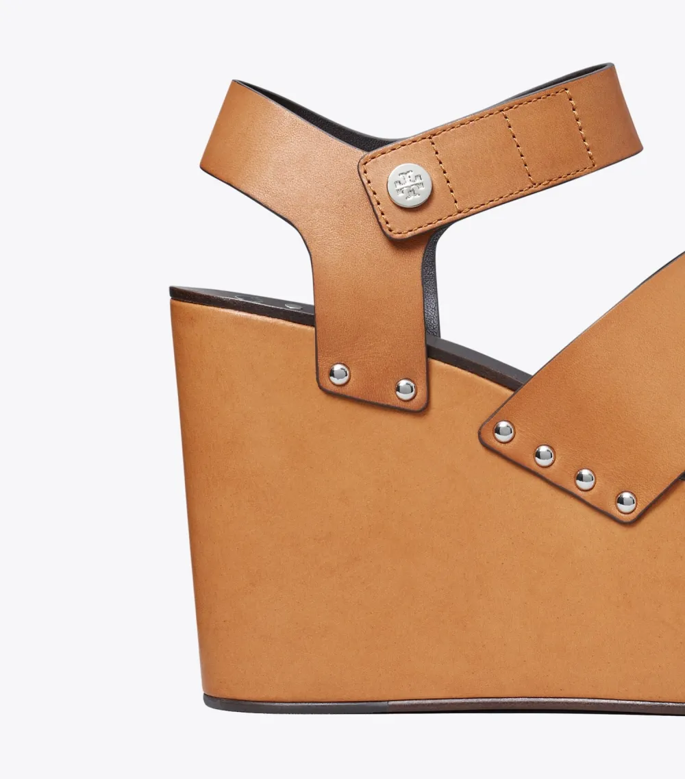 Studded Platform Wedge