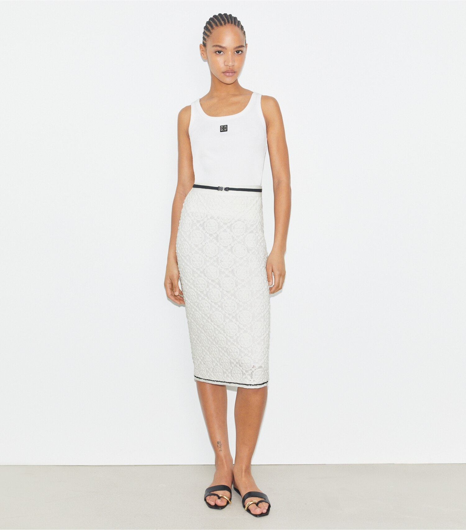 Logo Lace Skirt