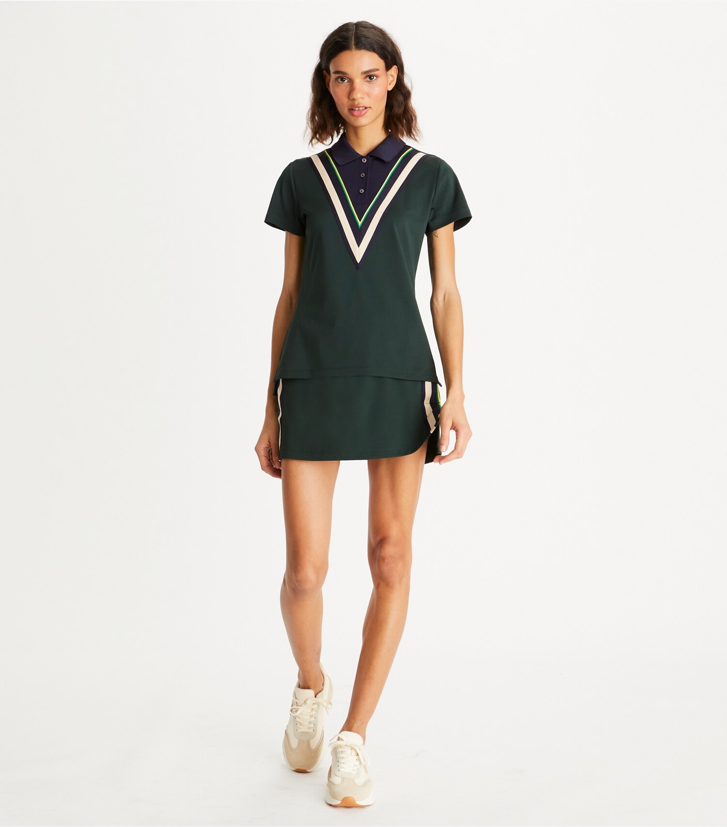 Tech Piqu�� Tennis Skirt