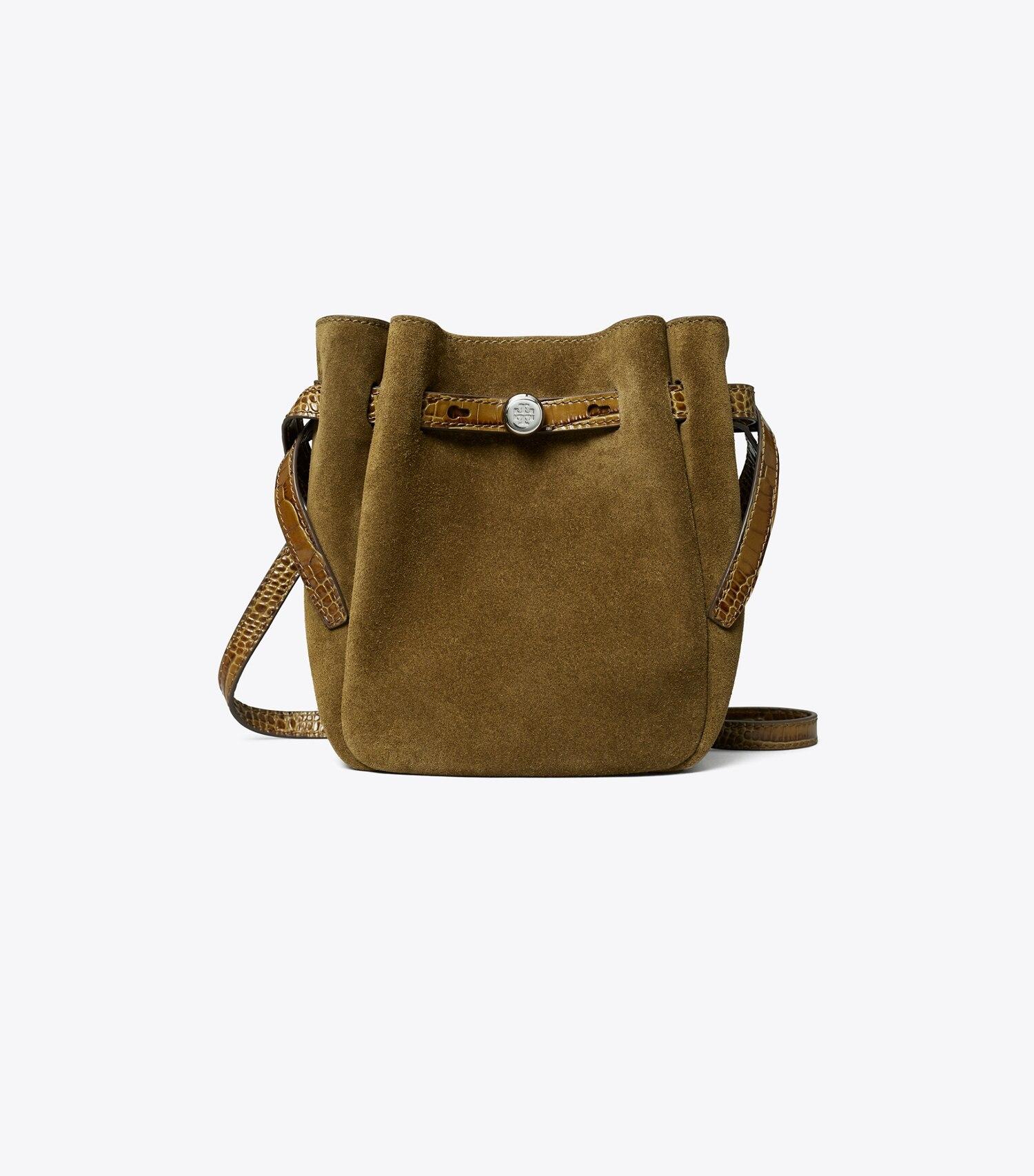 Small Romy Suede Crossbody