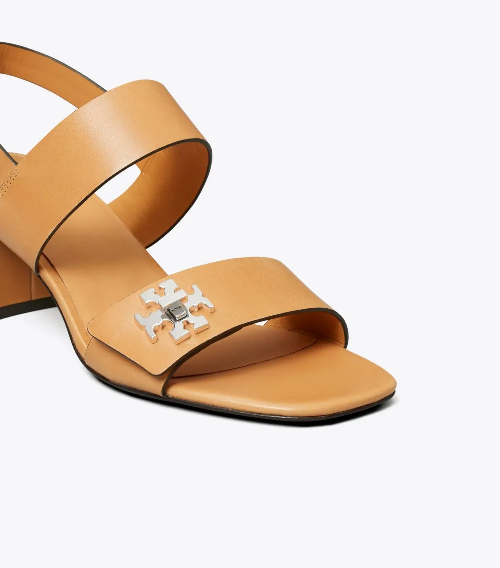 Turnlock Heeled Sandal