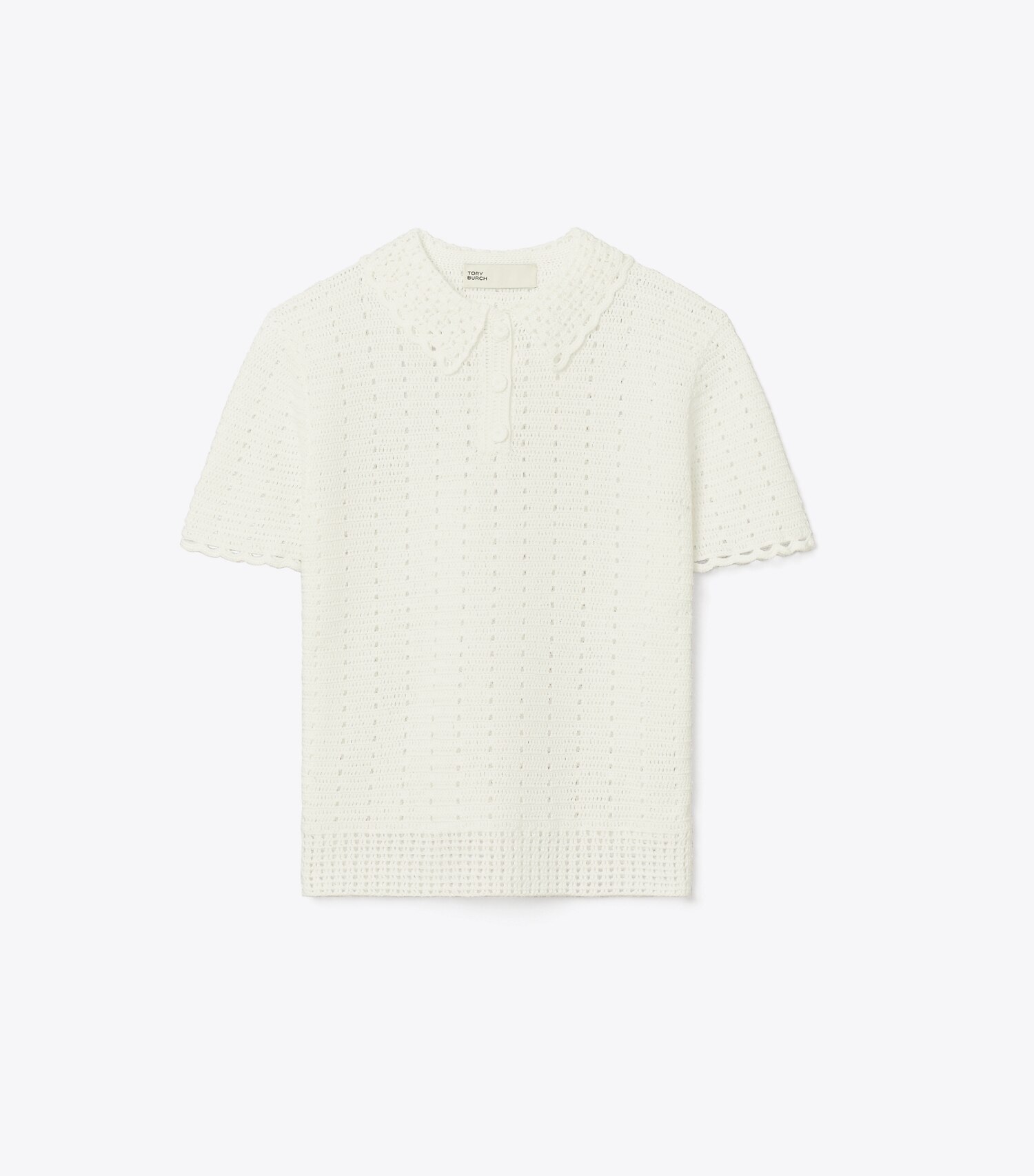 Crochet Cotton Polo