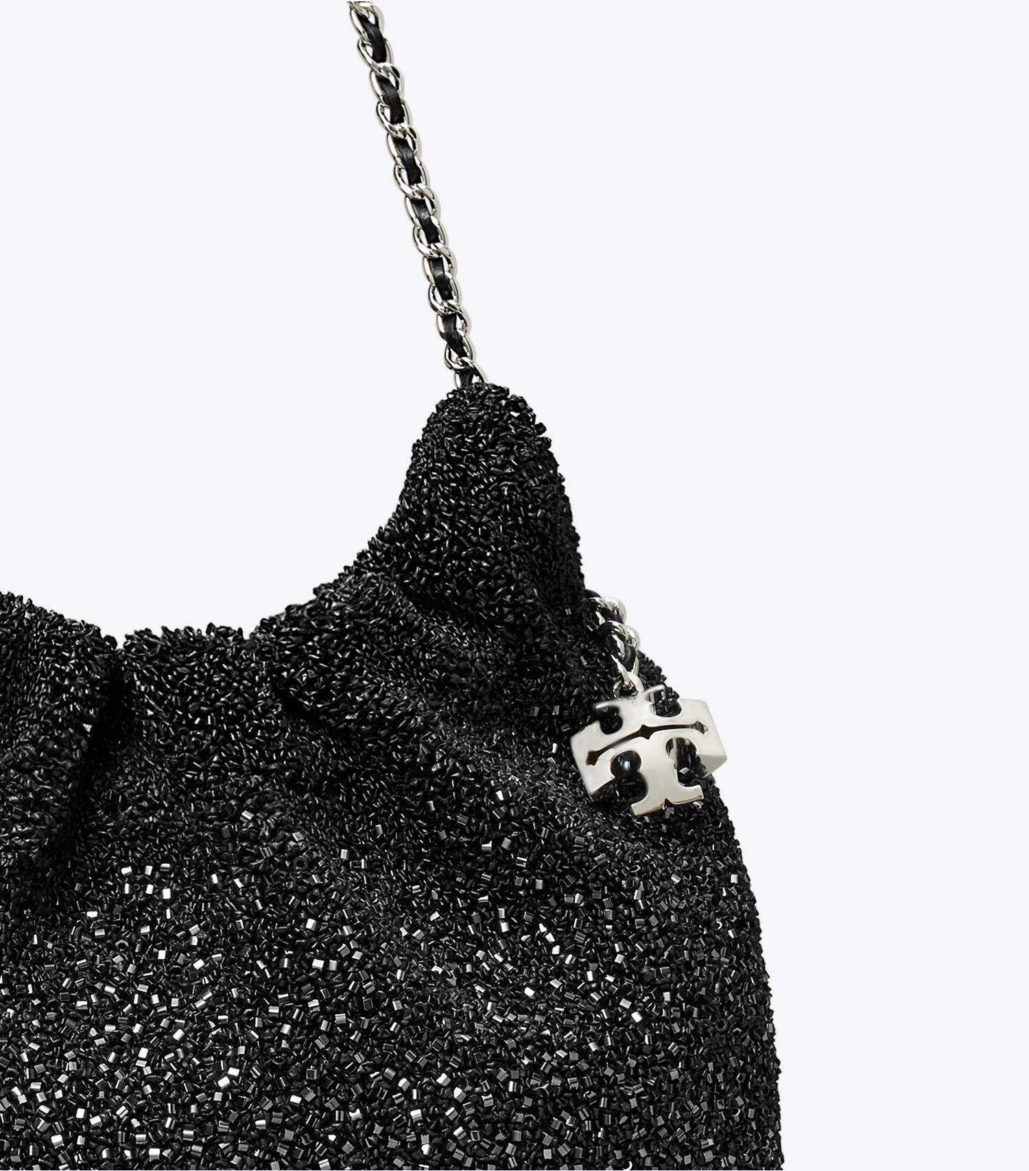 TB x BonBon Mini Fleming Embellished Hobo Bag