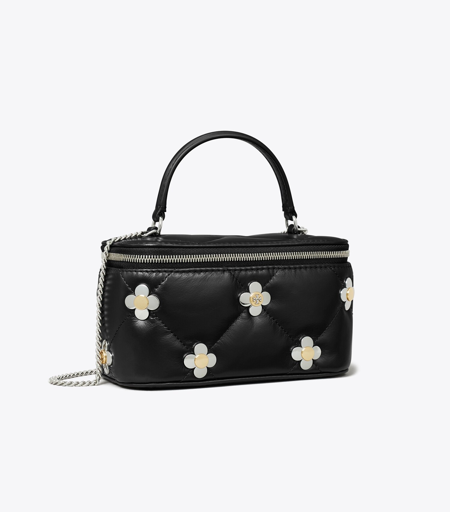 Kira Diamond Quilt Clover Vanity Case