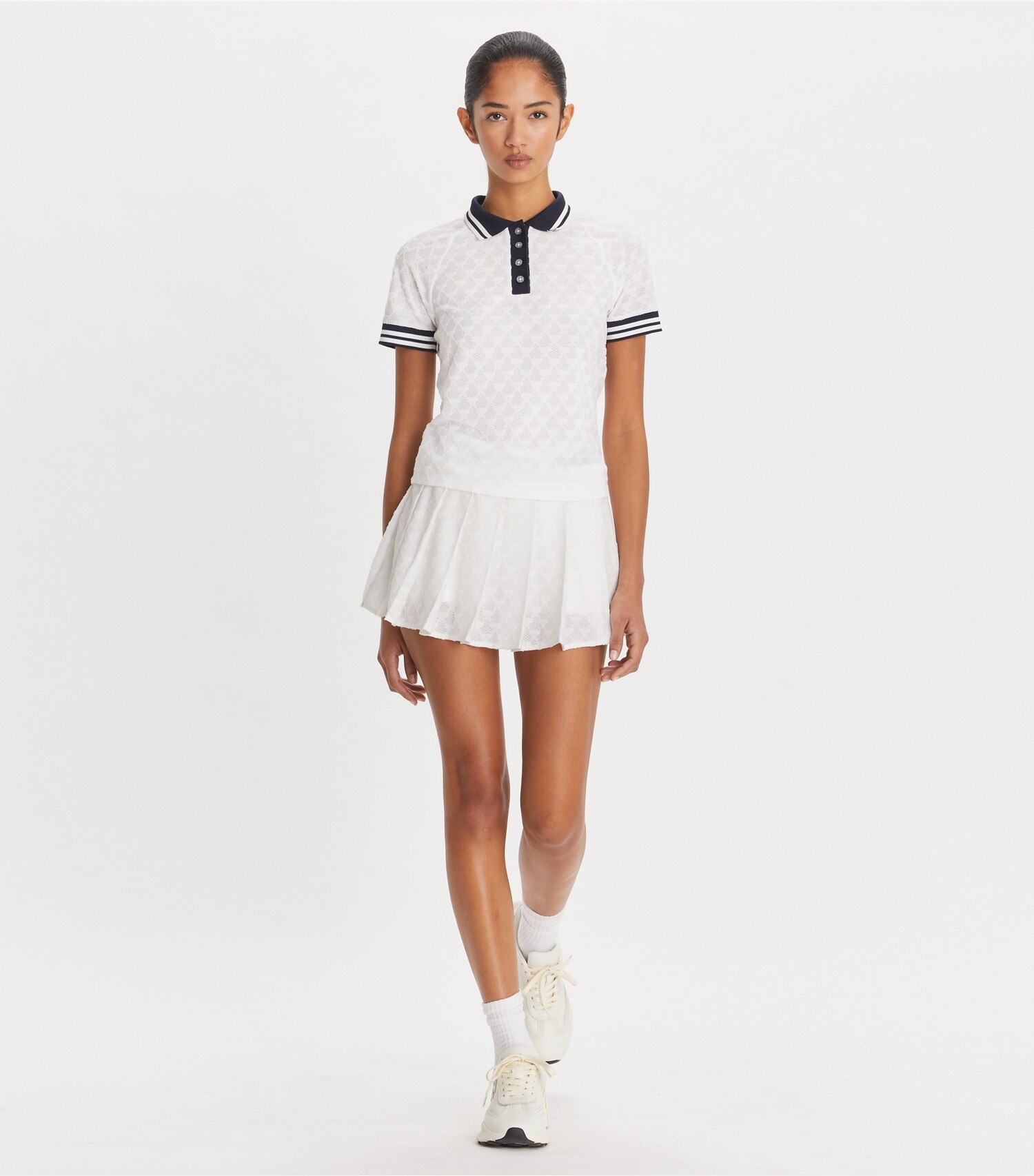 Terry Jacquard Mini Tennis Skirt