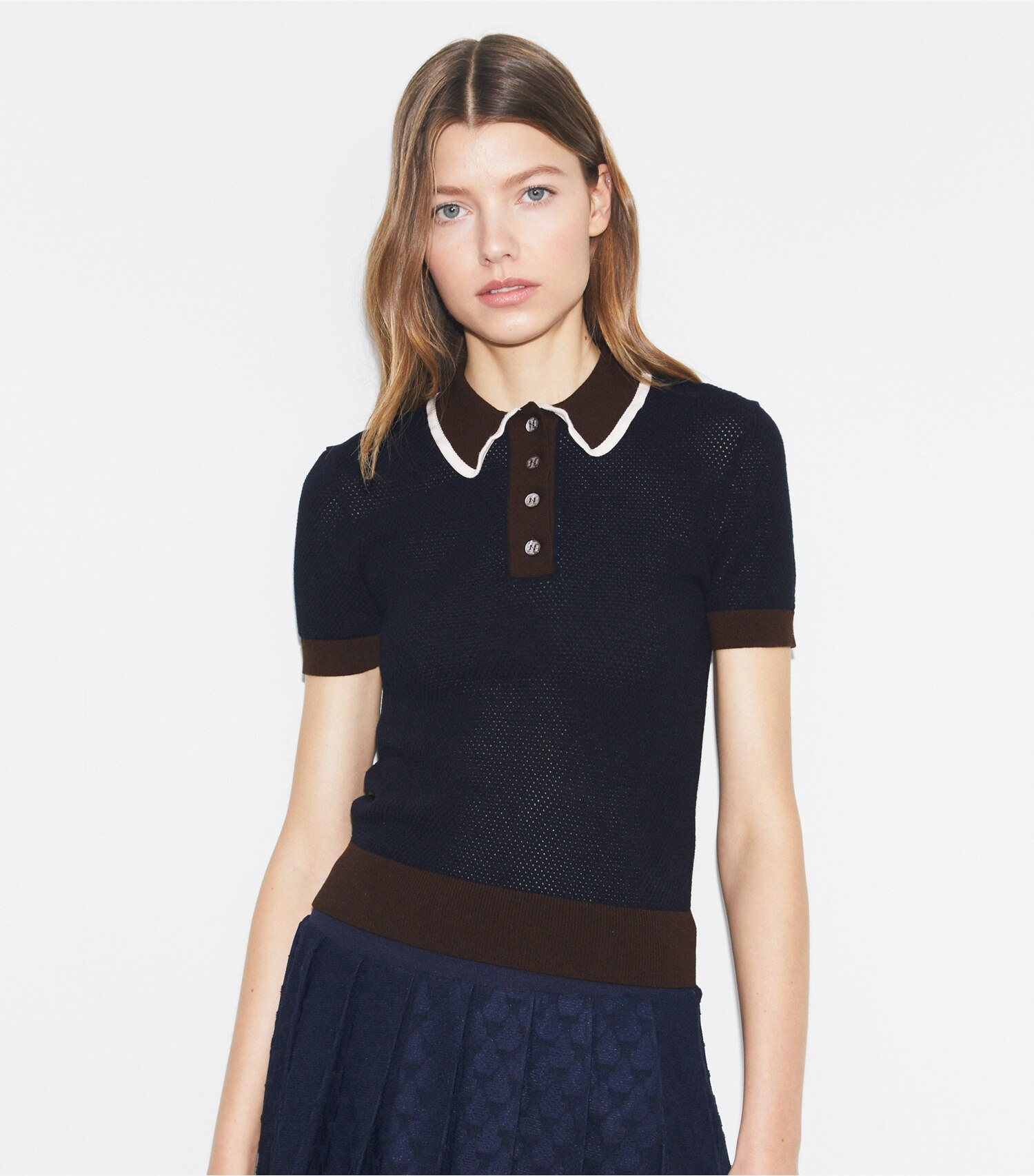 Viscose Pointelle Sweater