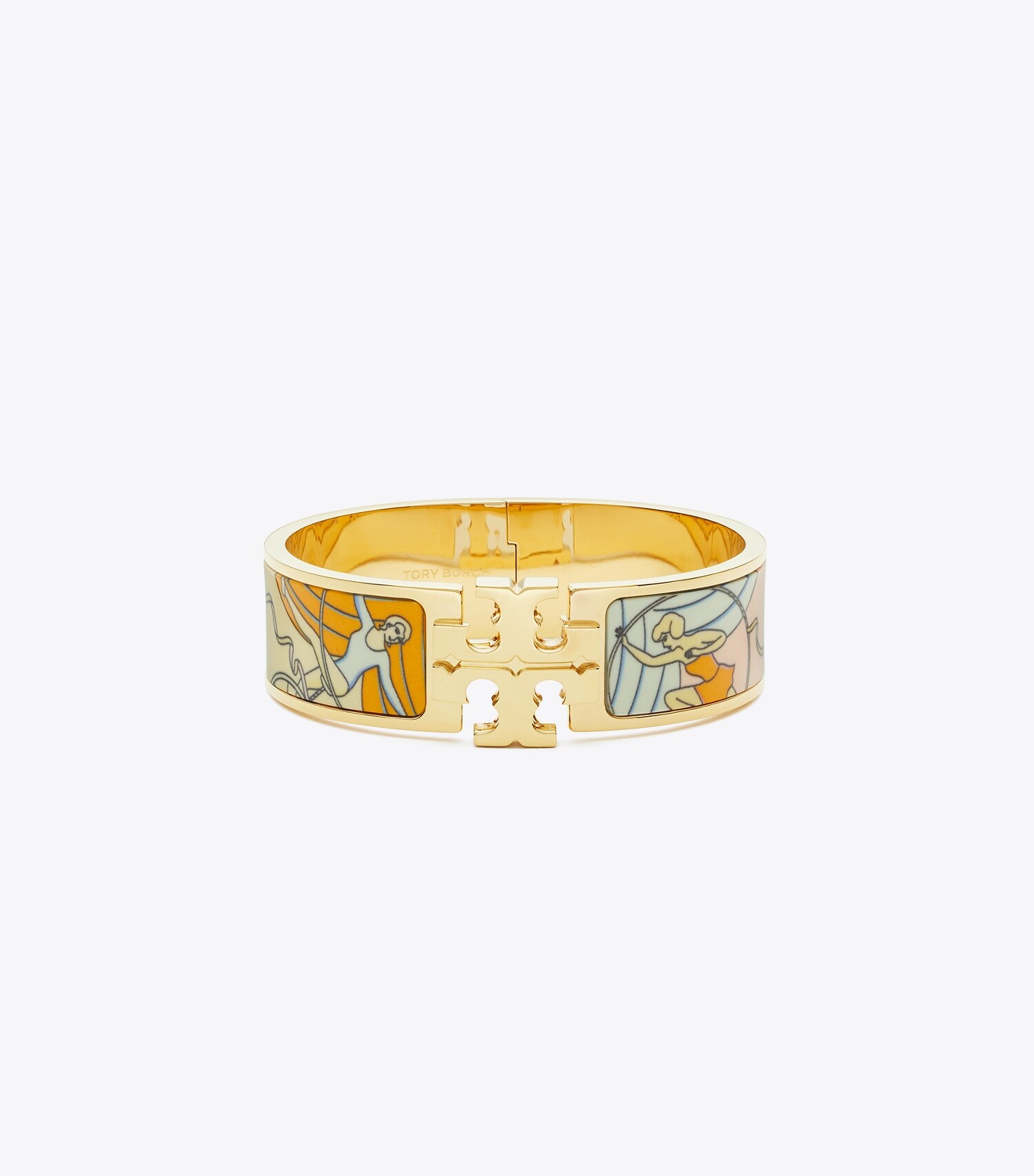 Kira Enamel Wide Bangle