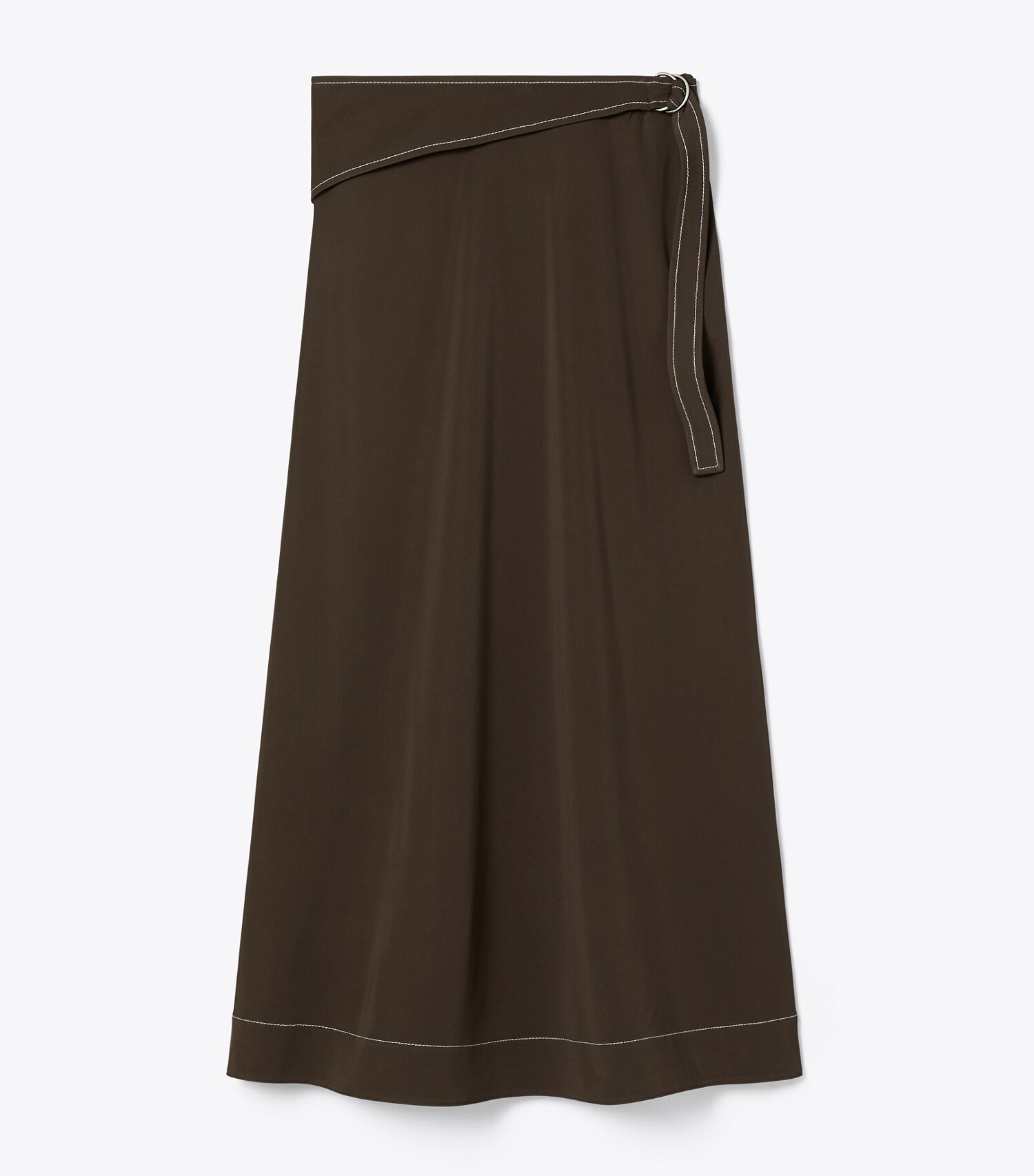 Belted Jersey Skirt