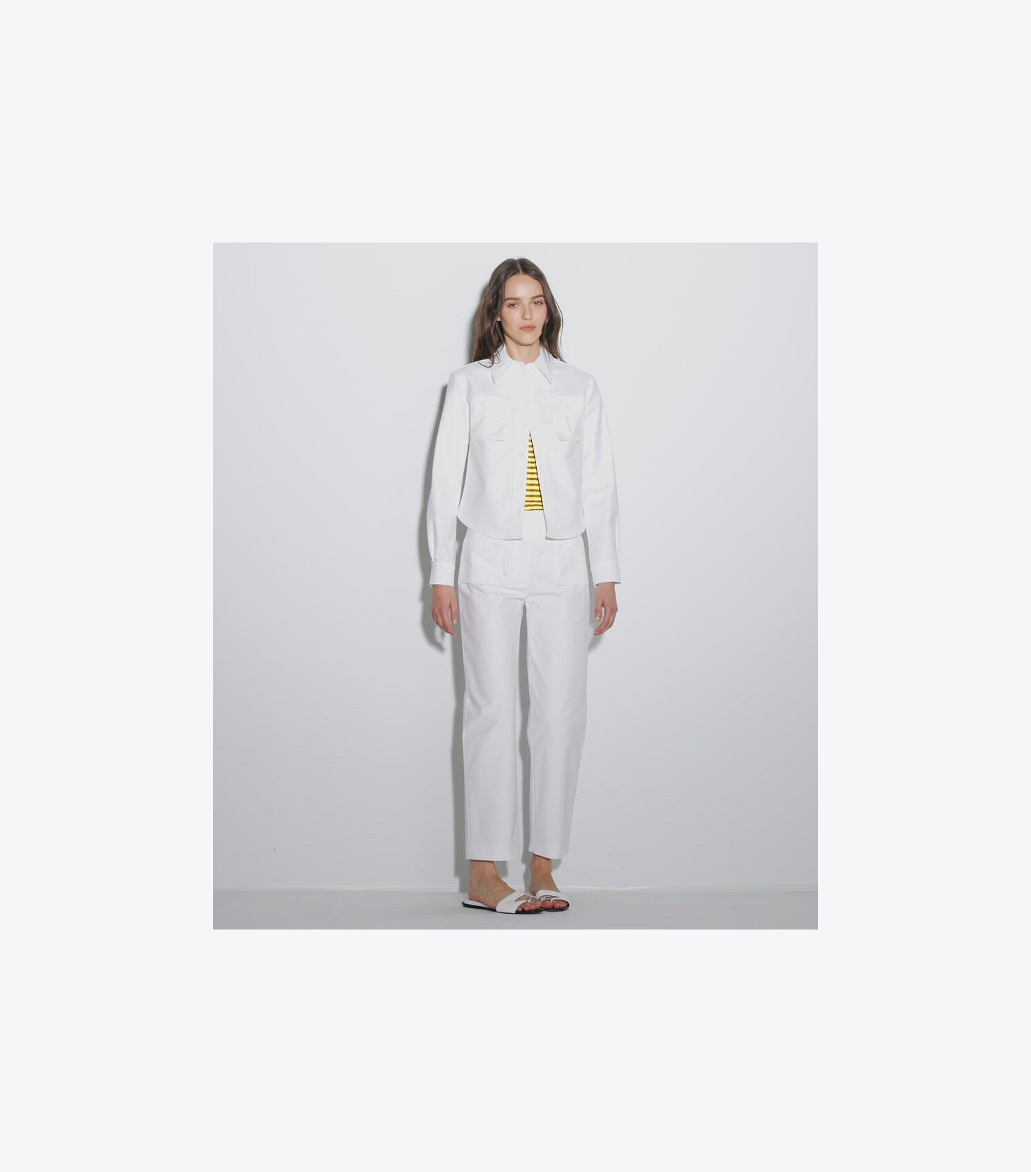 Cropped Cotton Jacket