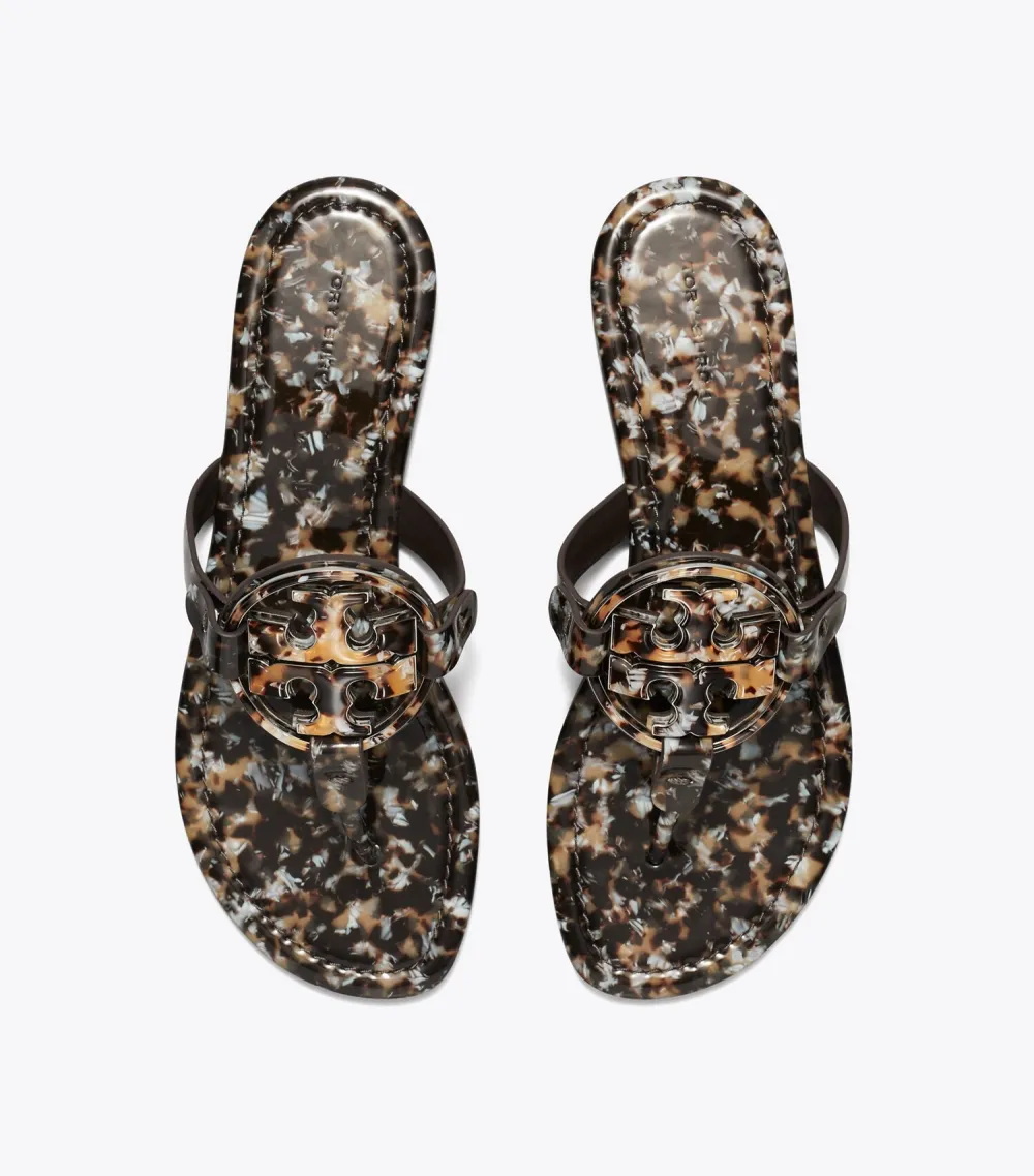 Miller Printed Patent Sandal